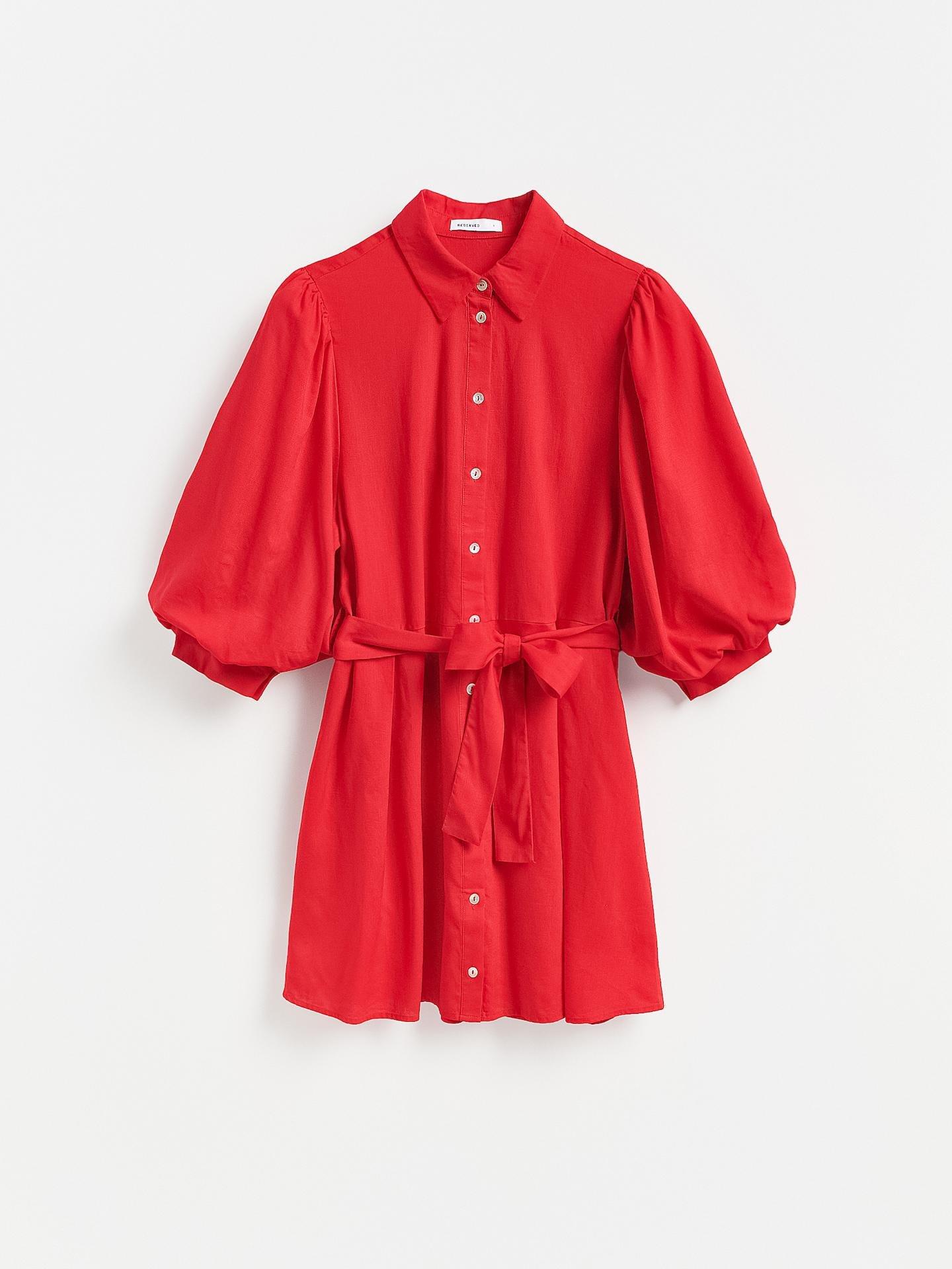 Red Lyocell Dress, Red, large image number 3