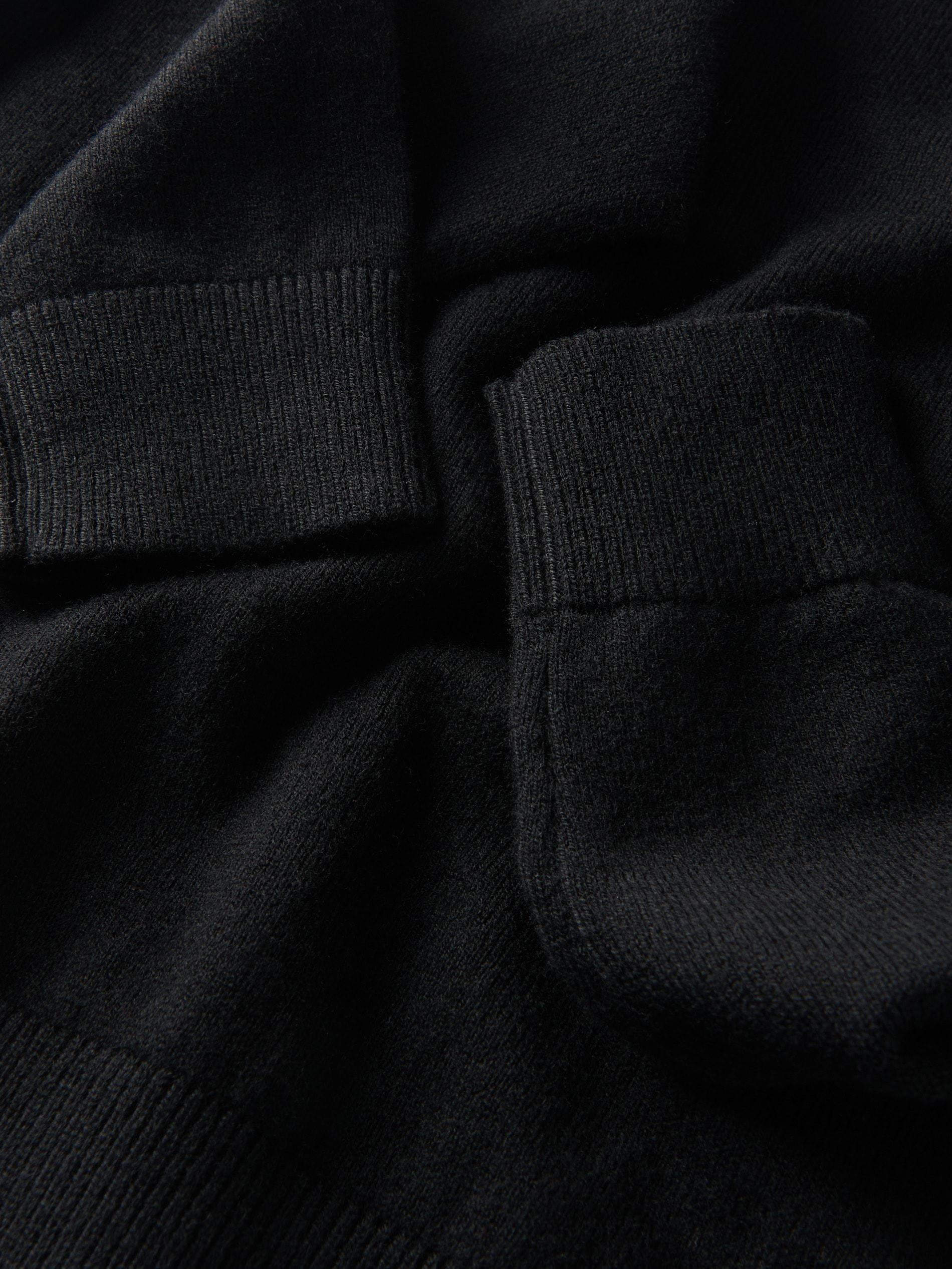 Black Turtleneck With Wool Blend, Kids Girls, , large image number 4