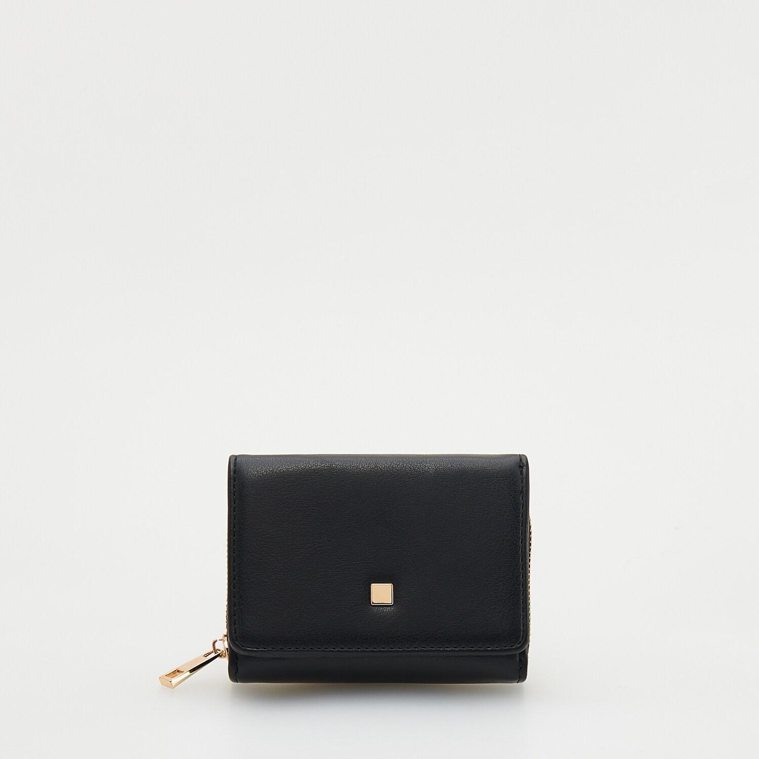 Black Small Wallet, , large image number 0