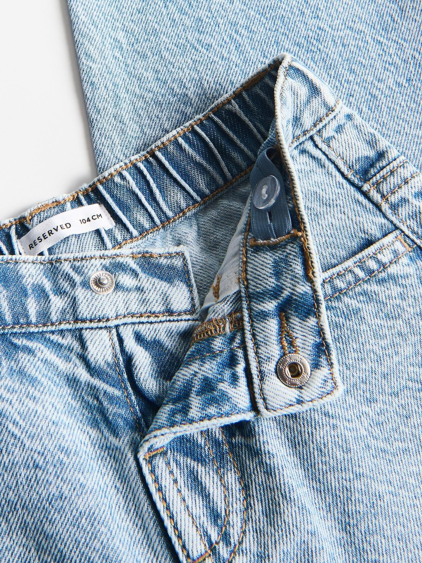 Blue Jeans With Embroidery, Blue, large image number 3