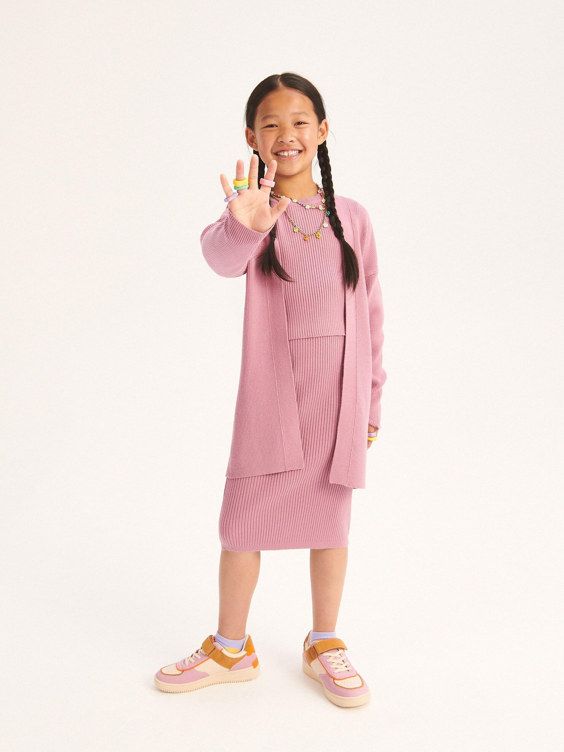 Reserved Pink Longline Cardigan Kids Girls Azadea Kuwait