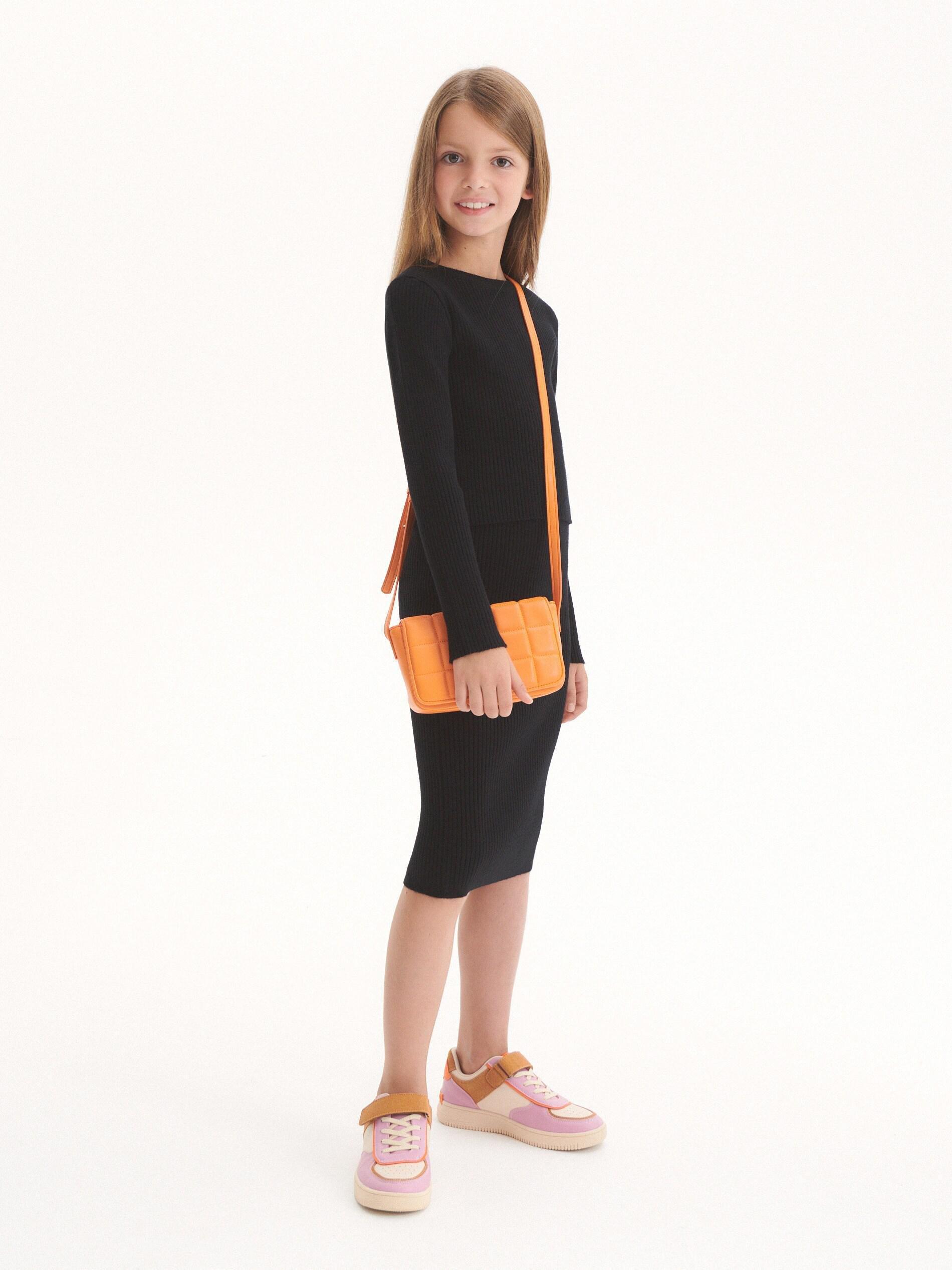 Black Pencil Skirt, Kids Girls, , large image number 1