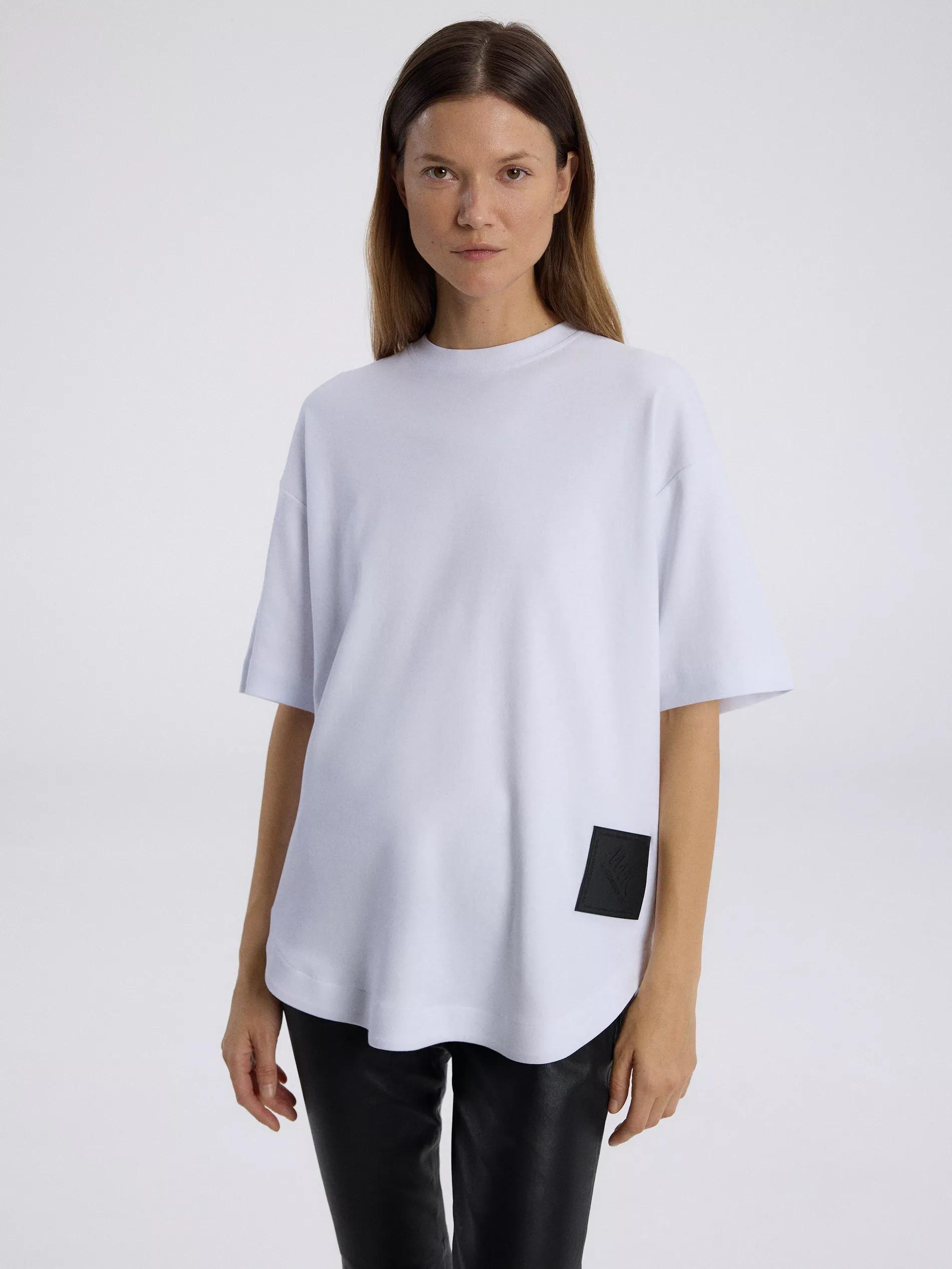 White Oversized T-Shirt With Manifest Mmc X Reserved, , large image number 7