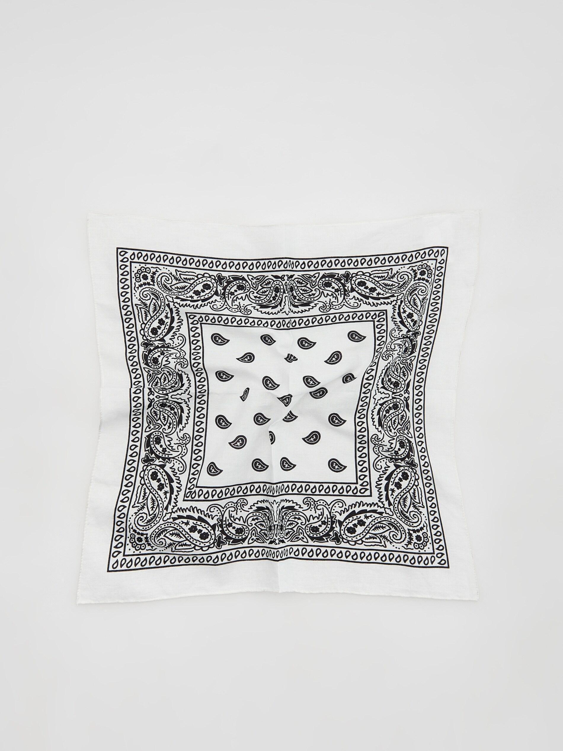 White Patterned Bandana, Boys, , large image number 1