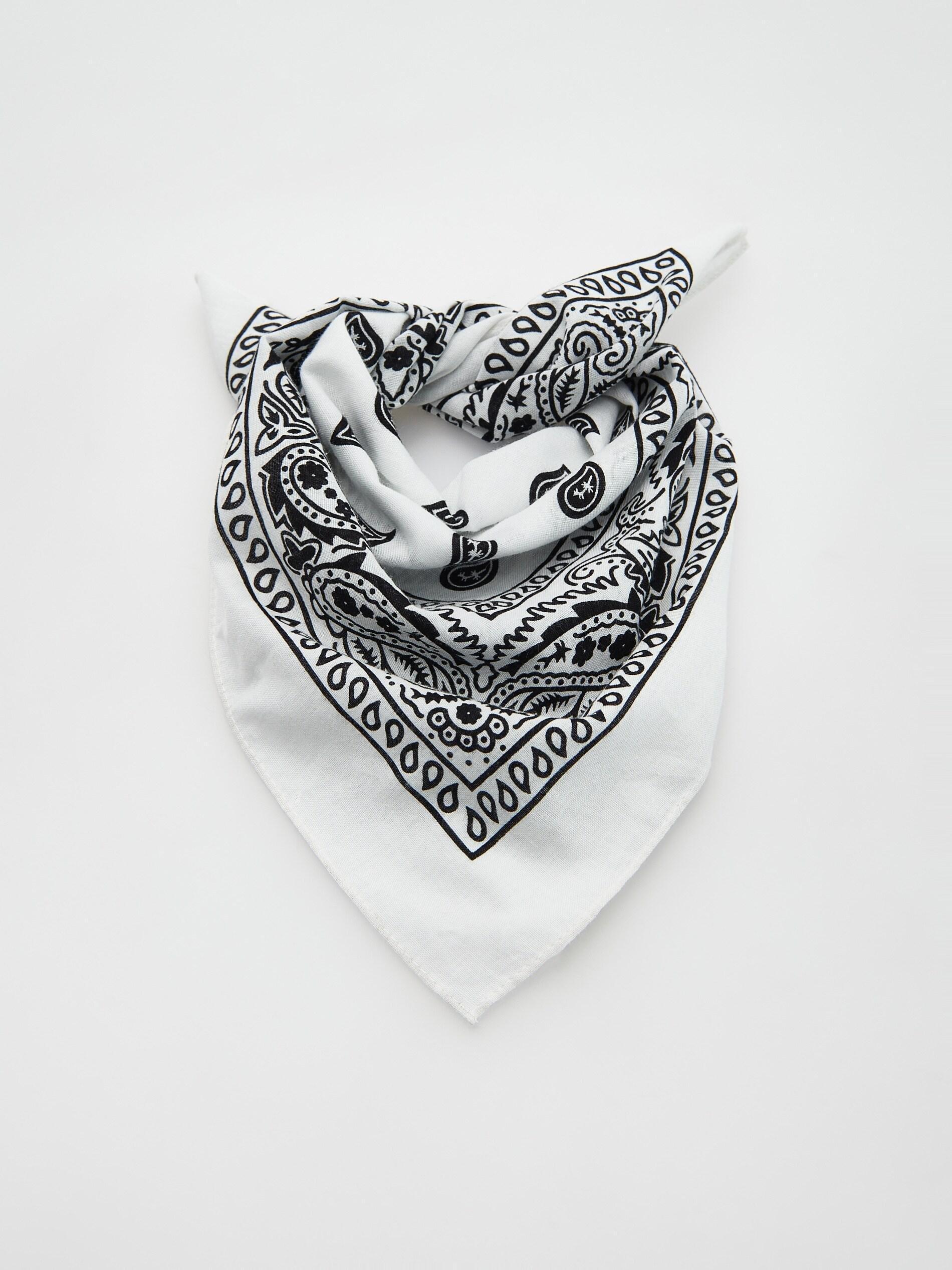 White Patterned Bandana, Boys, , large image number 2