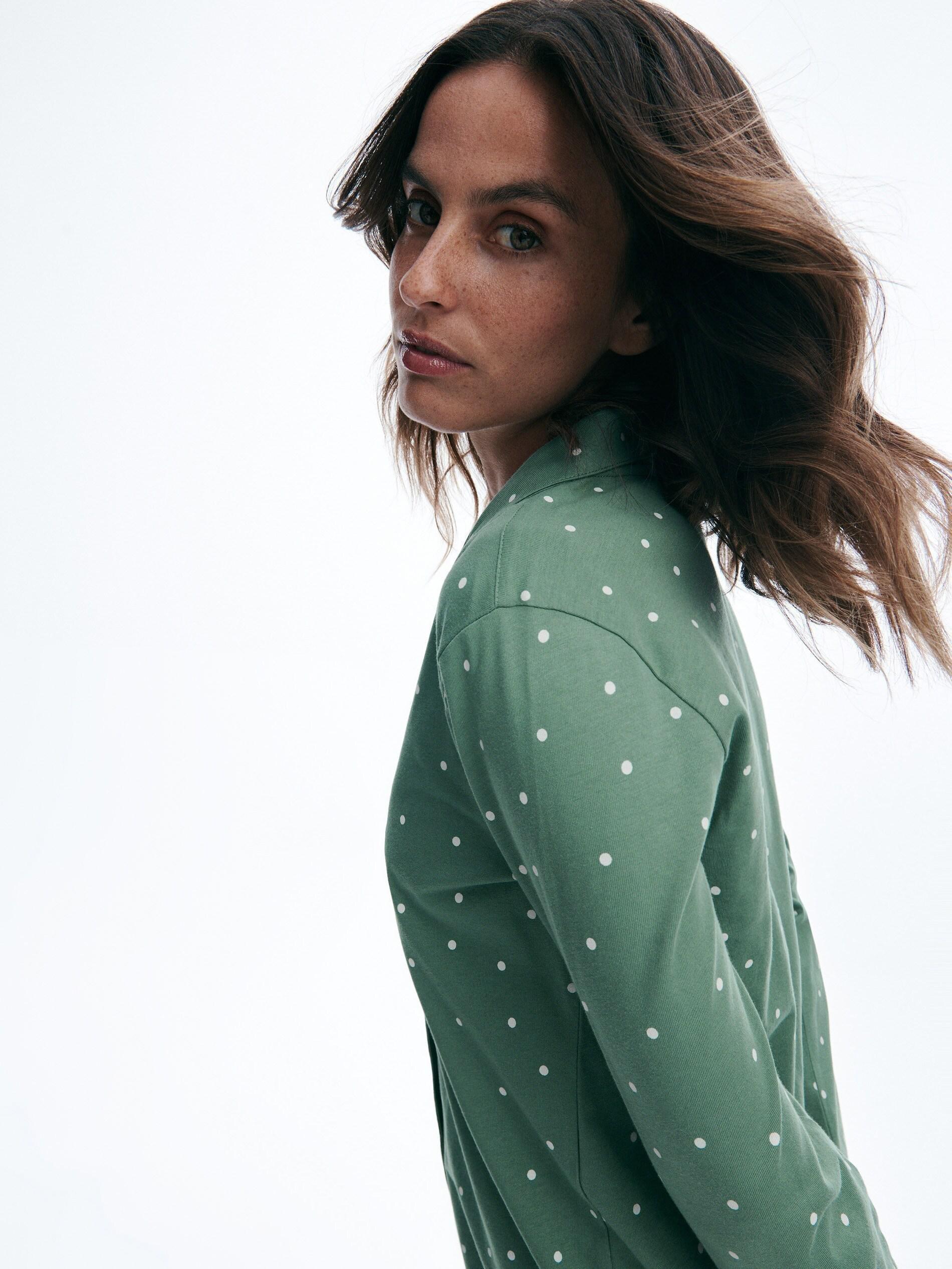 Green Polka Dot Nightdress, , large image number 2