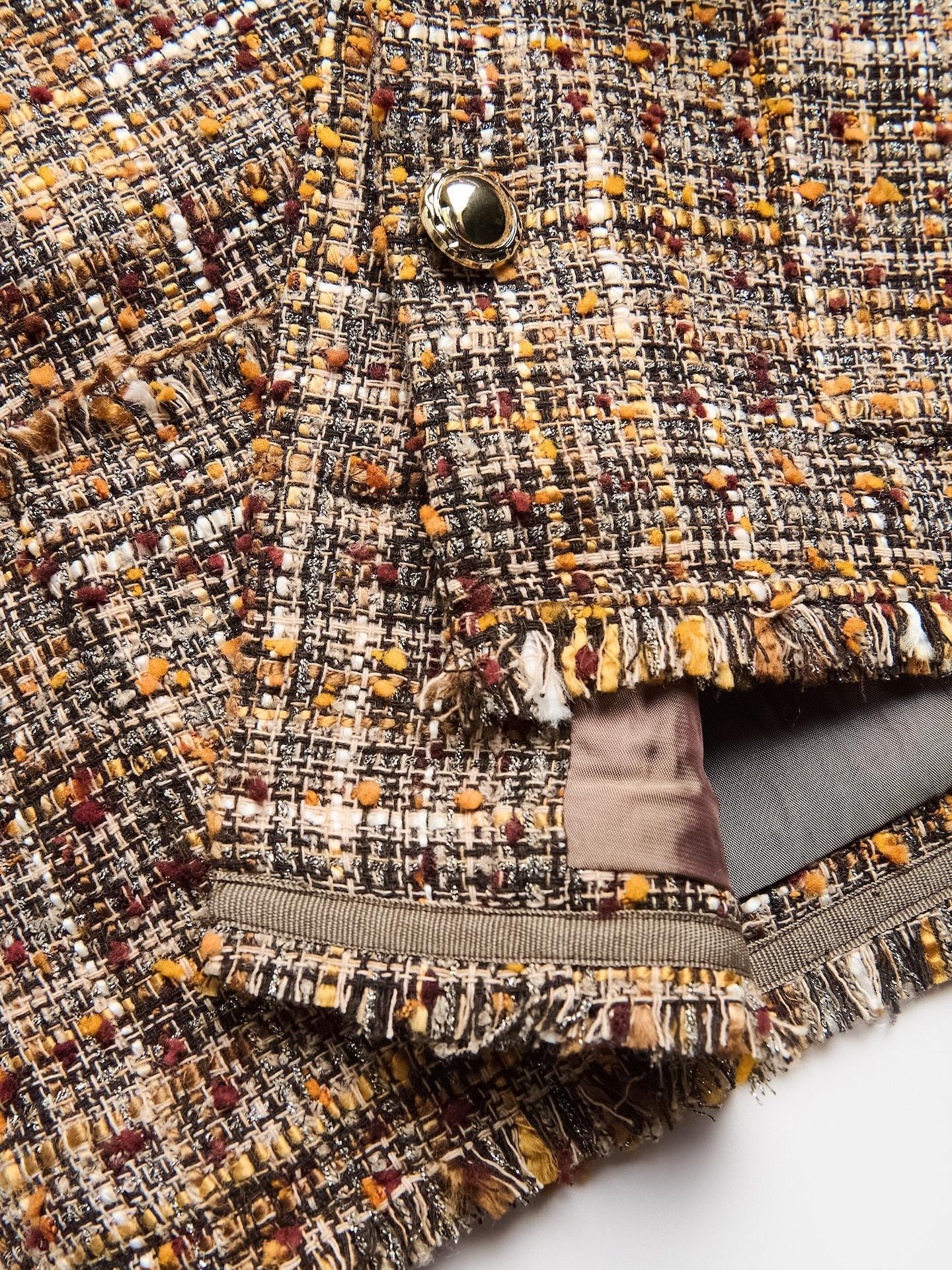 Multicolour Tweed Blazer, Multicolor, medium
