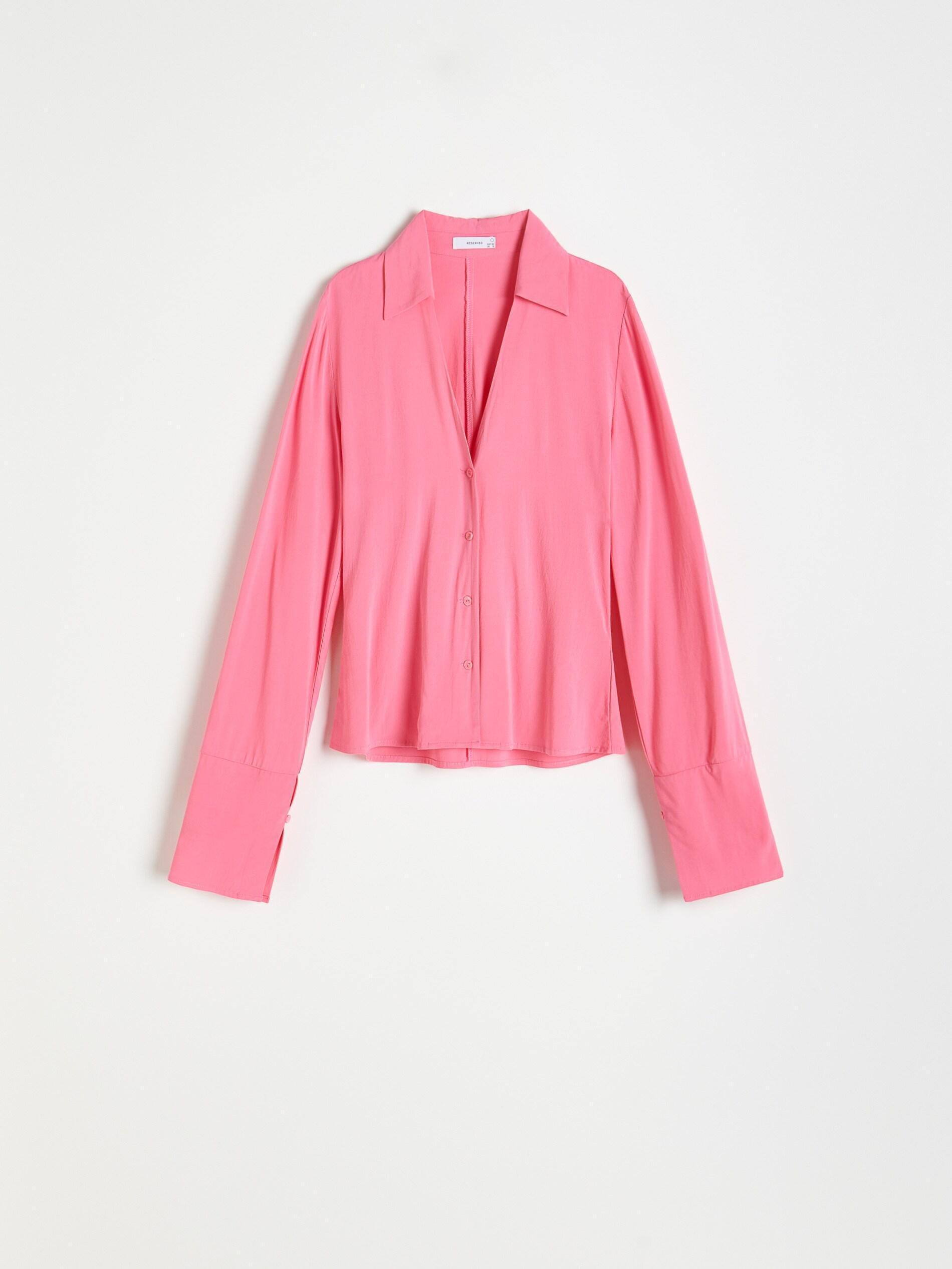 Pink V-Neck Shirt, , large image number 5