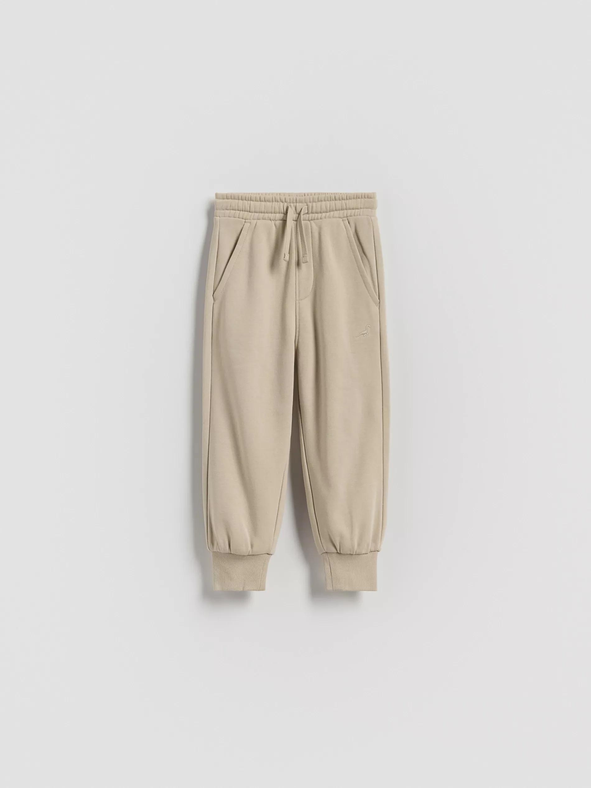 NUDE Cotton joggers, Ivory, medium