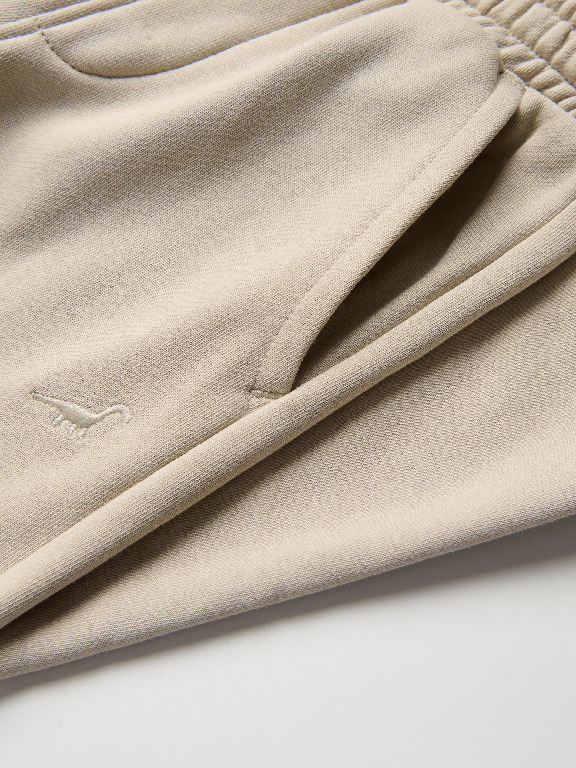 NUDE Cotton joggers, Ivory, medium