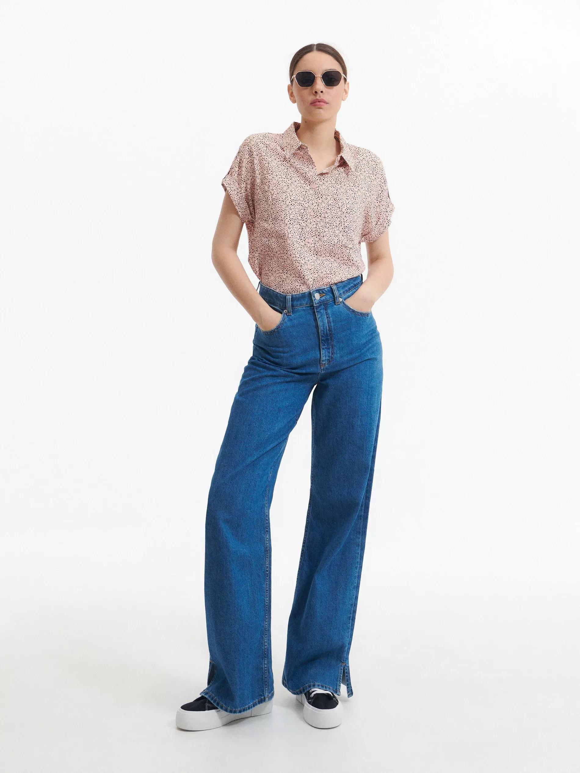 Nude Viscose Shirt, , large image number 3