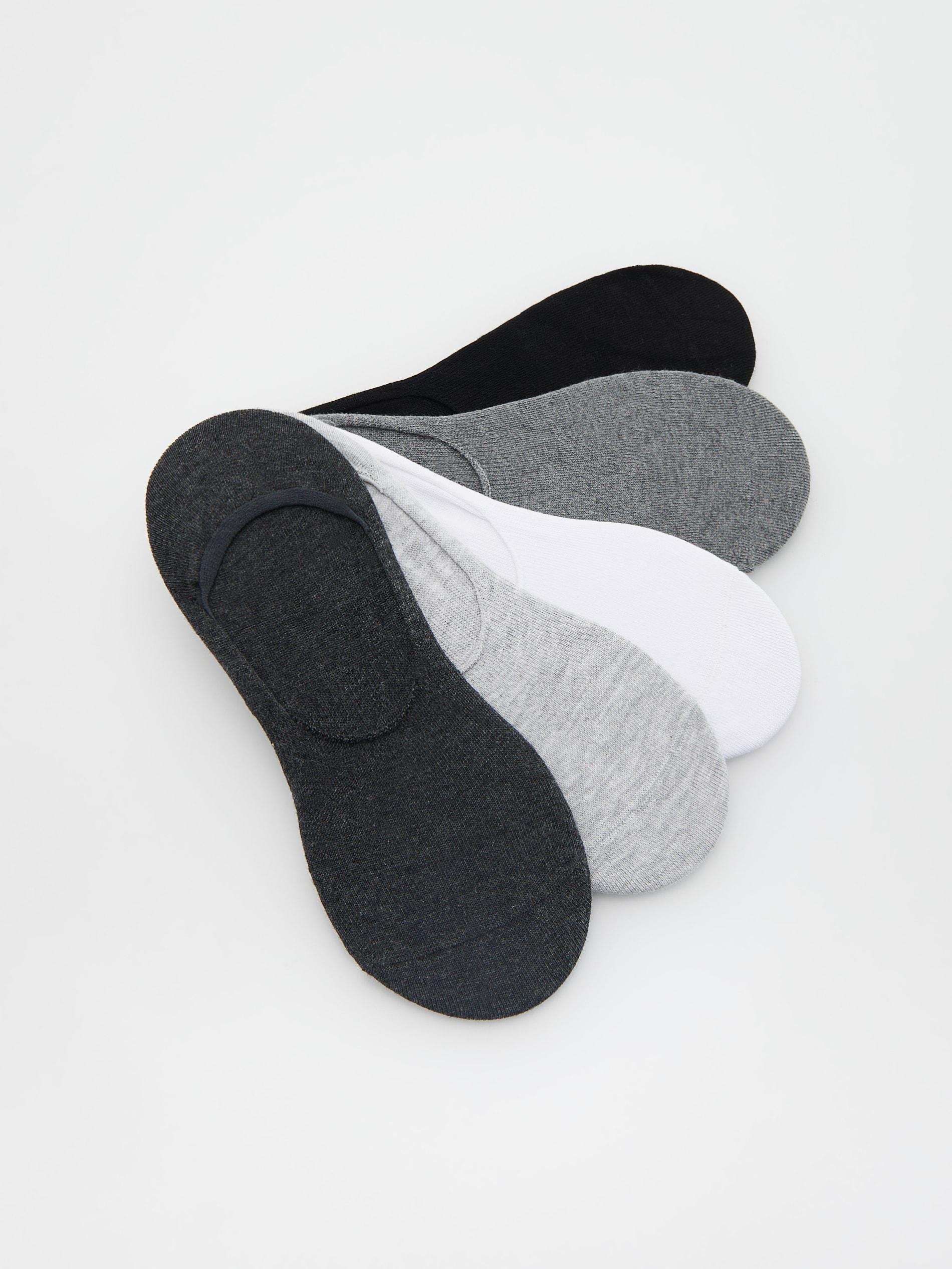 Grey Socks, Set Of 5, , large image number 0
