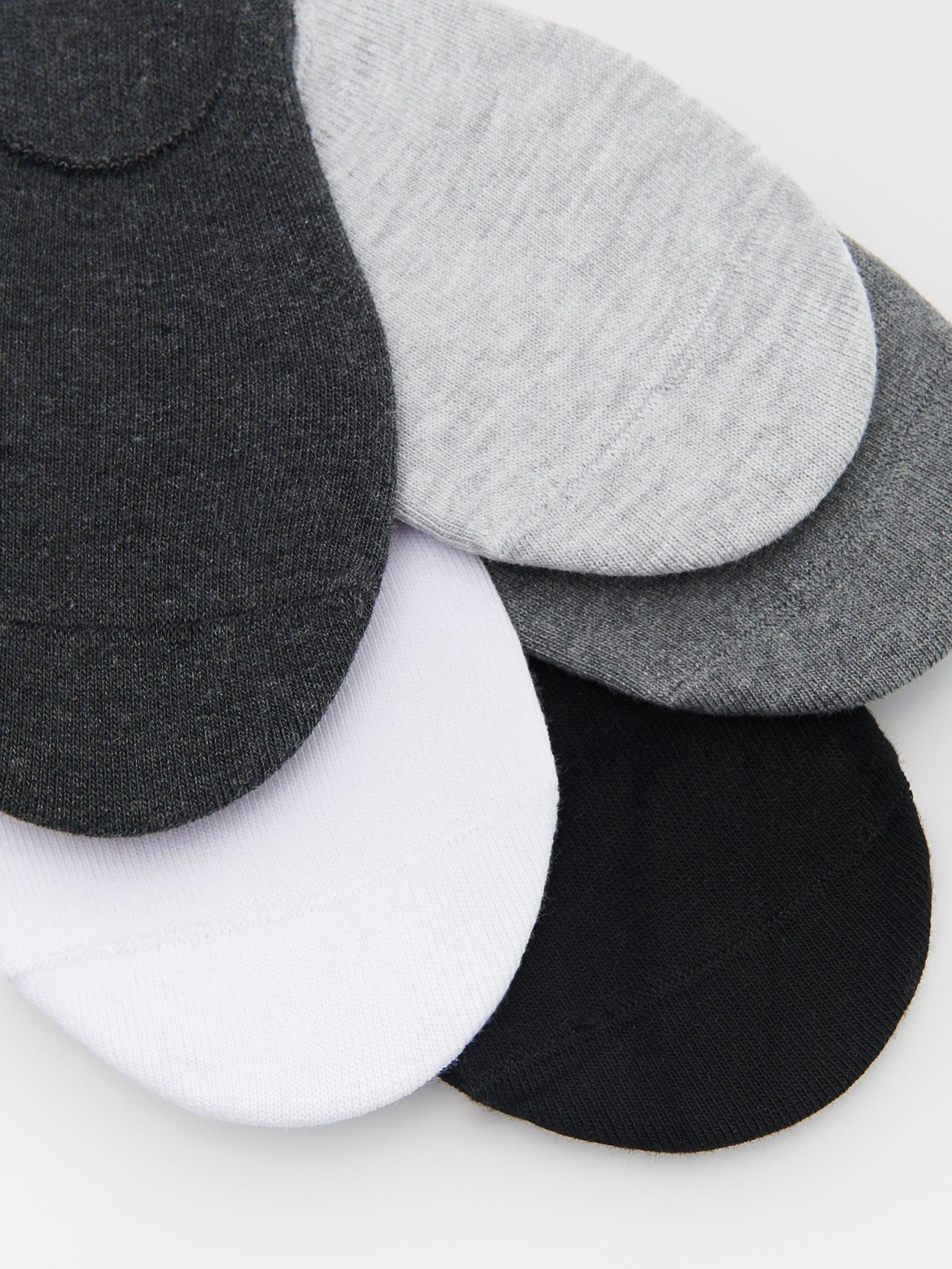 Grey Socks, Set Of 5, , large image number 1