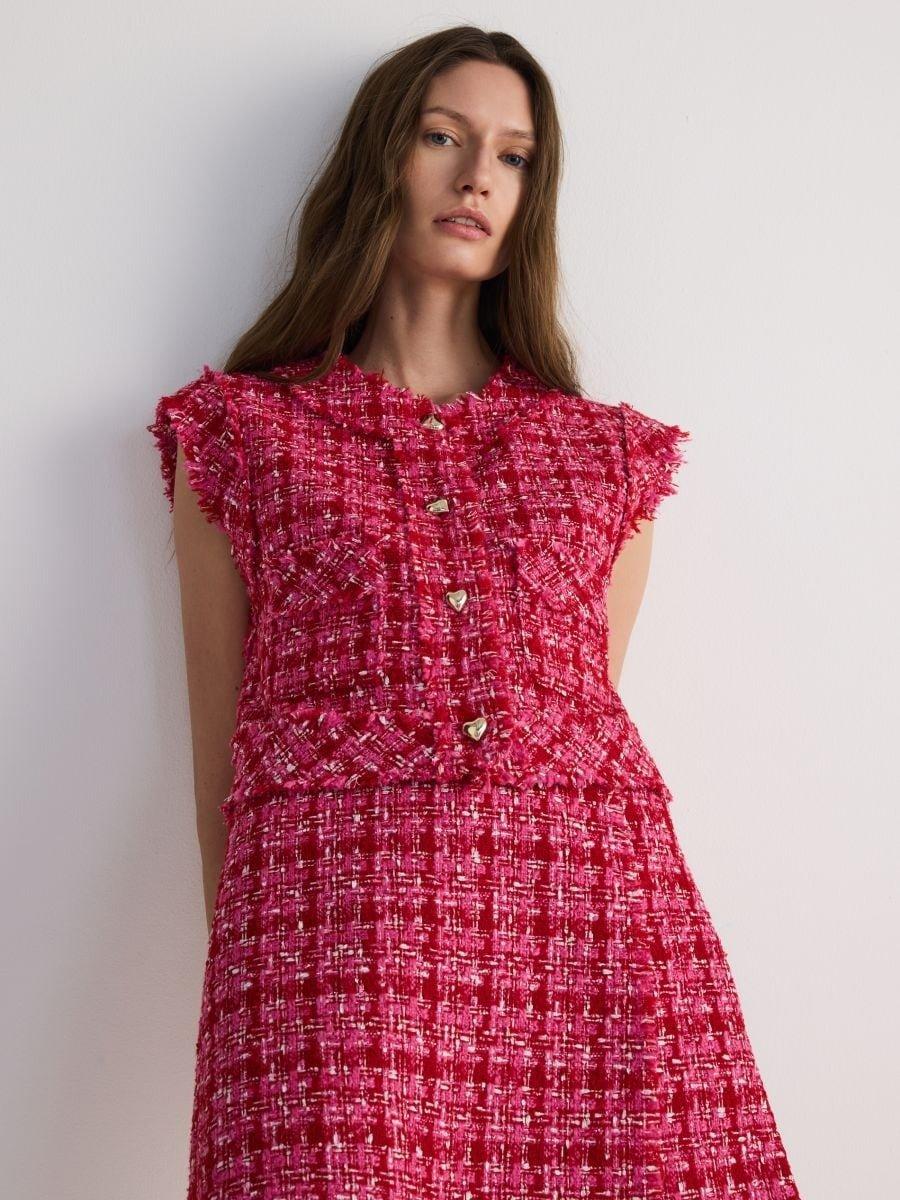 Multicolour Tweed Skort, , large image number 4