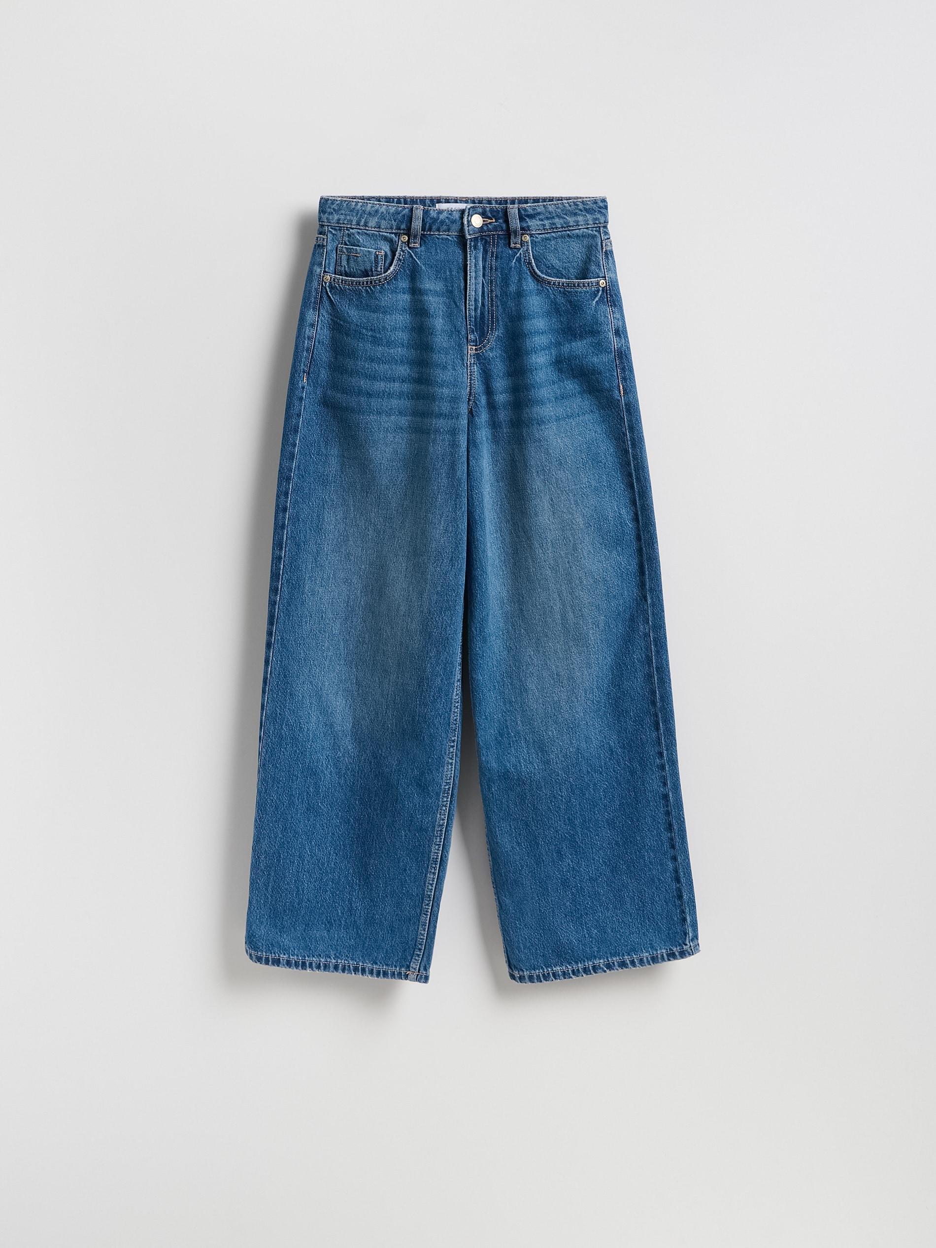 Blue Jeans Wide Leg Jeans, Blue, large image number 3