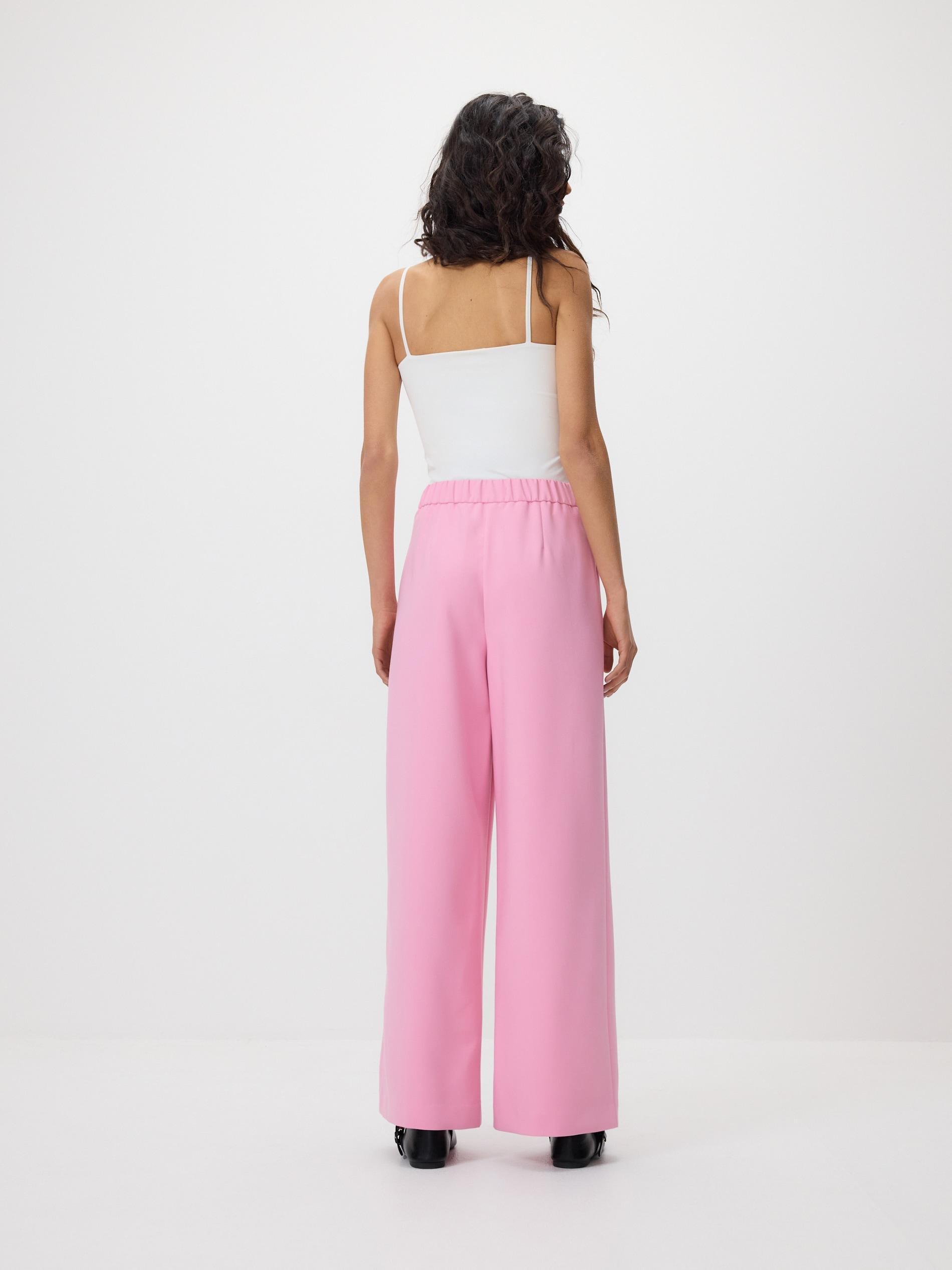 Pink Wide Leg Trousers, Pink, large image number 2
