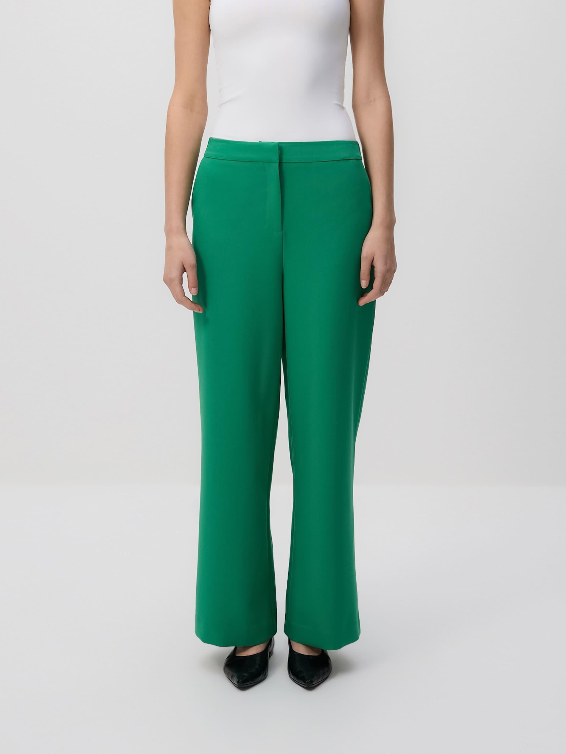 LADIES` TROUSER S GREEN, Green, large image number 1