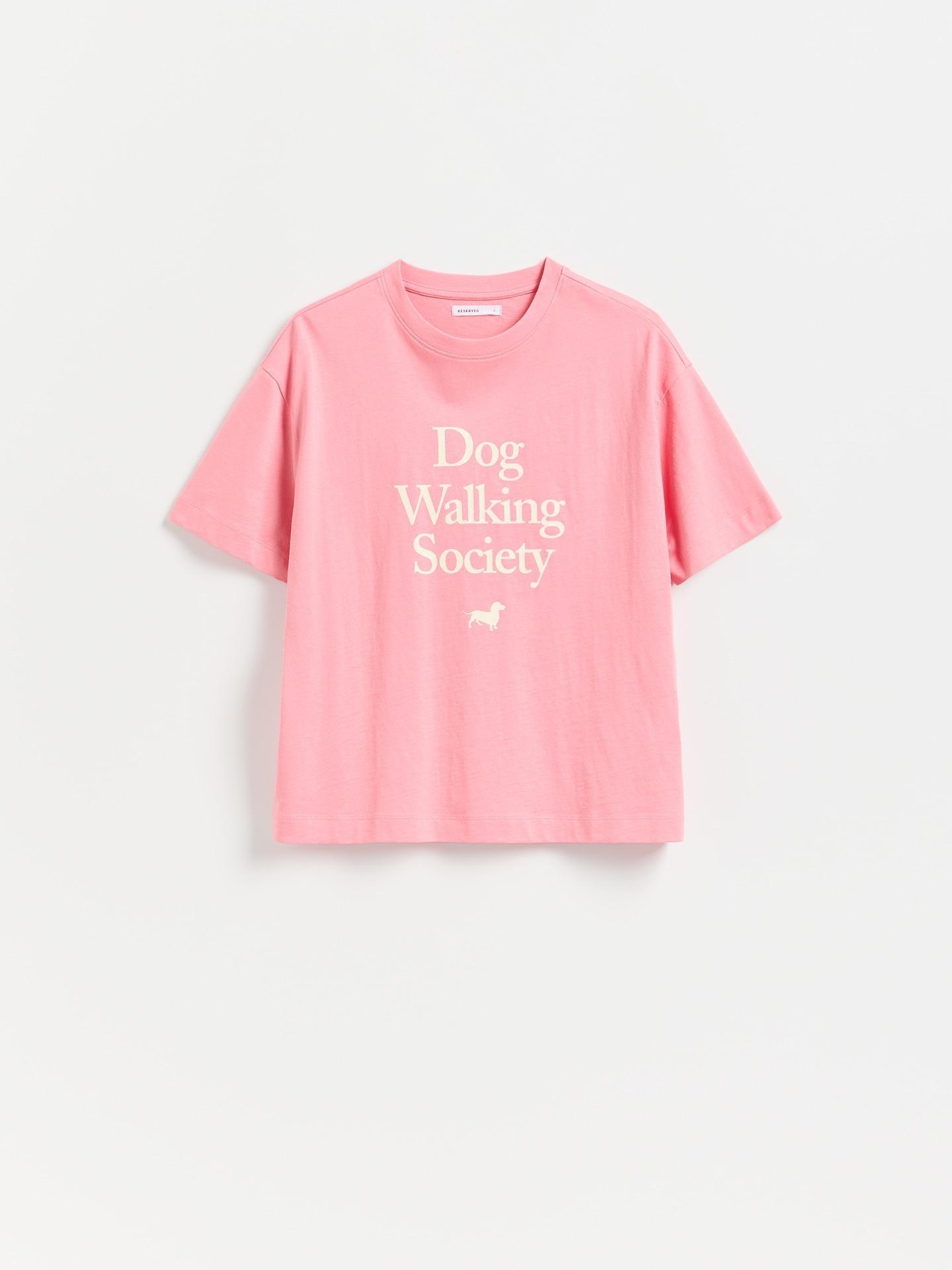 Pink T-Shirt With Print, Pink, large image number 0