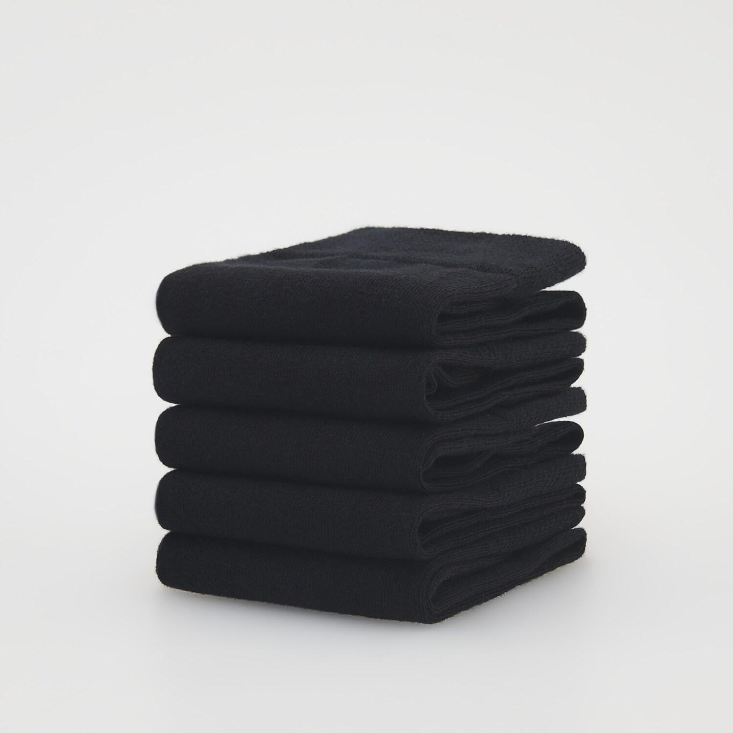 Black Socks, Set Of 5, , large image number 0
