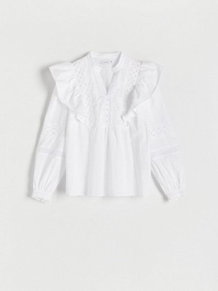 Reserved - White Cotton Blouse