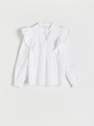 Reserved - White Cotton Blouse