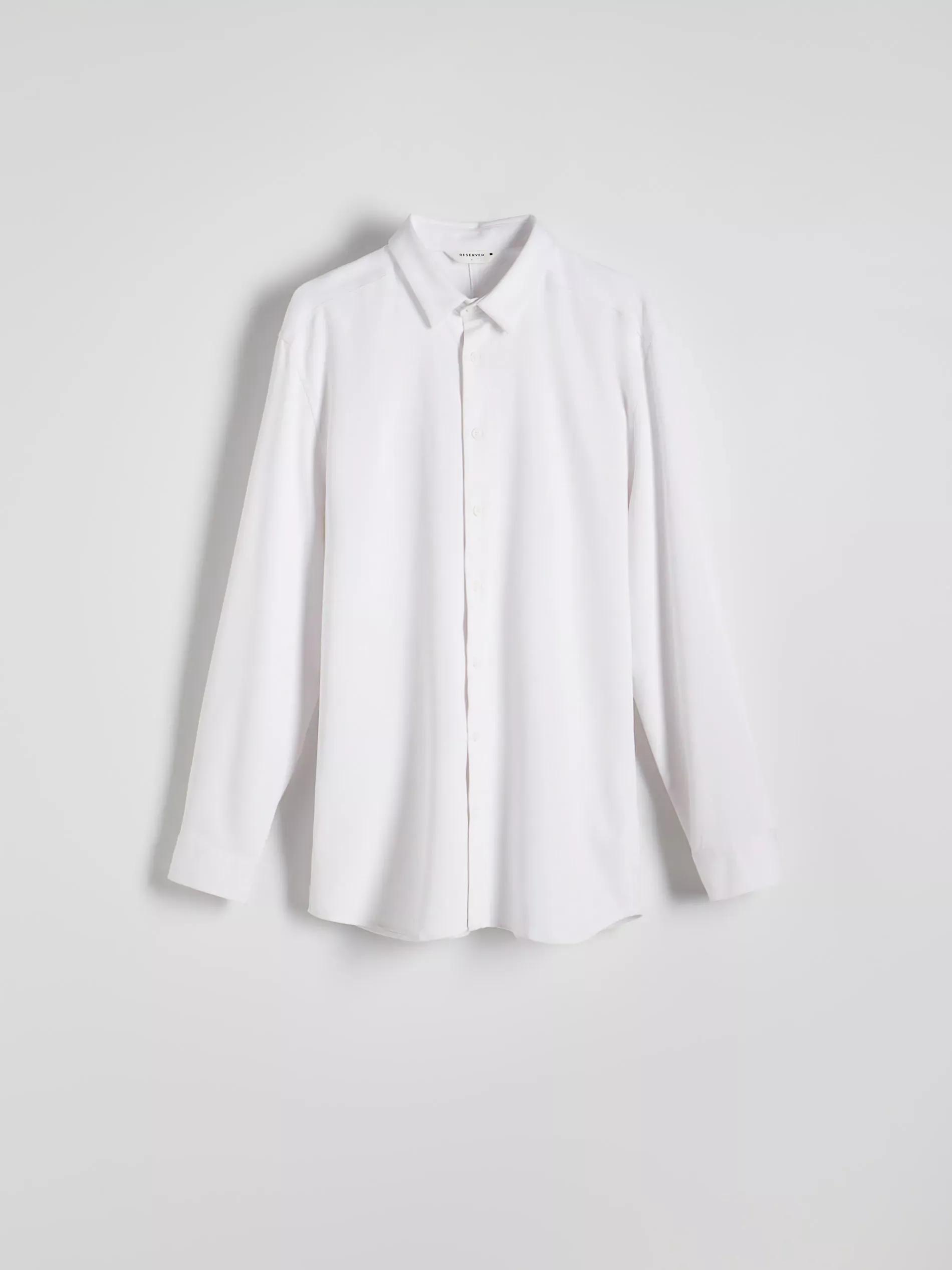 White Comfort Fit Shirt, , large image number 8