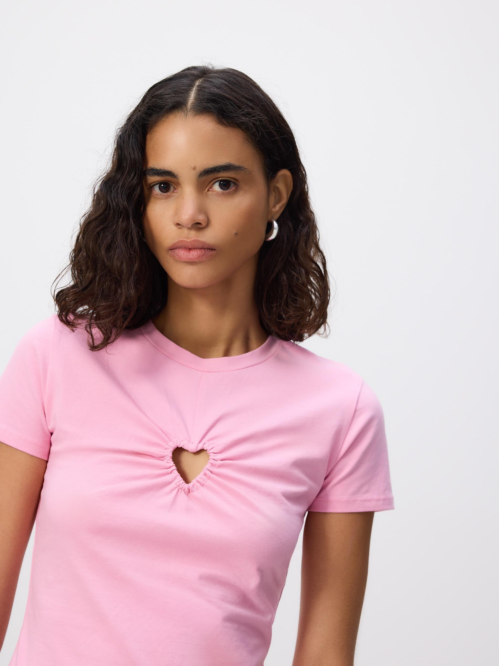 LADIES` BLOUSE PINK, Pink, large image number 0