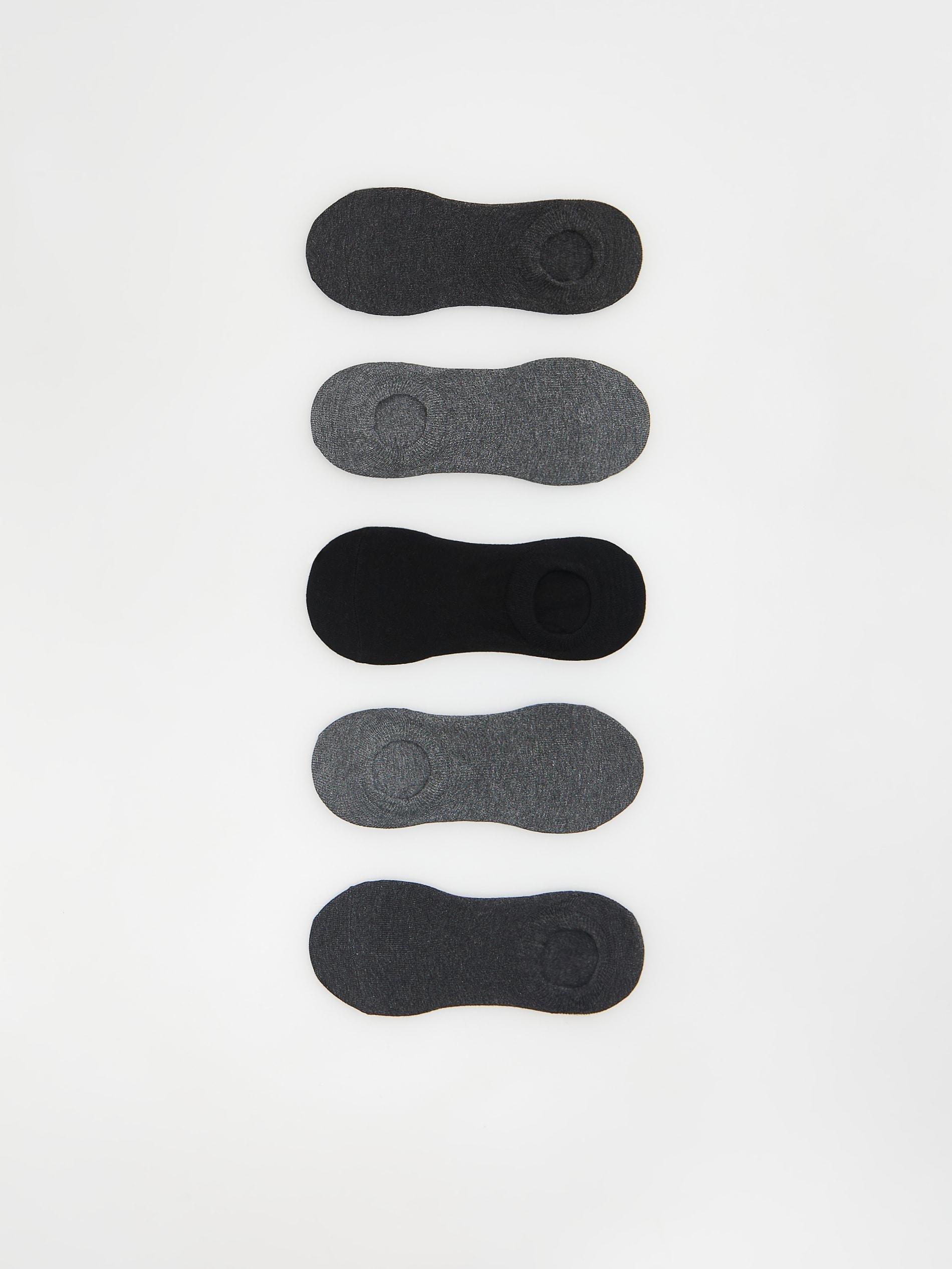 Grey Socks 5 Pack, , large image number 0