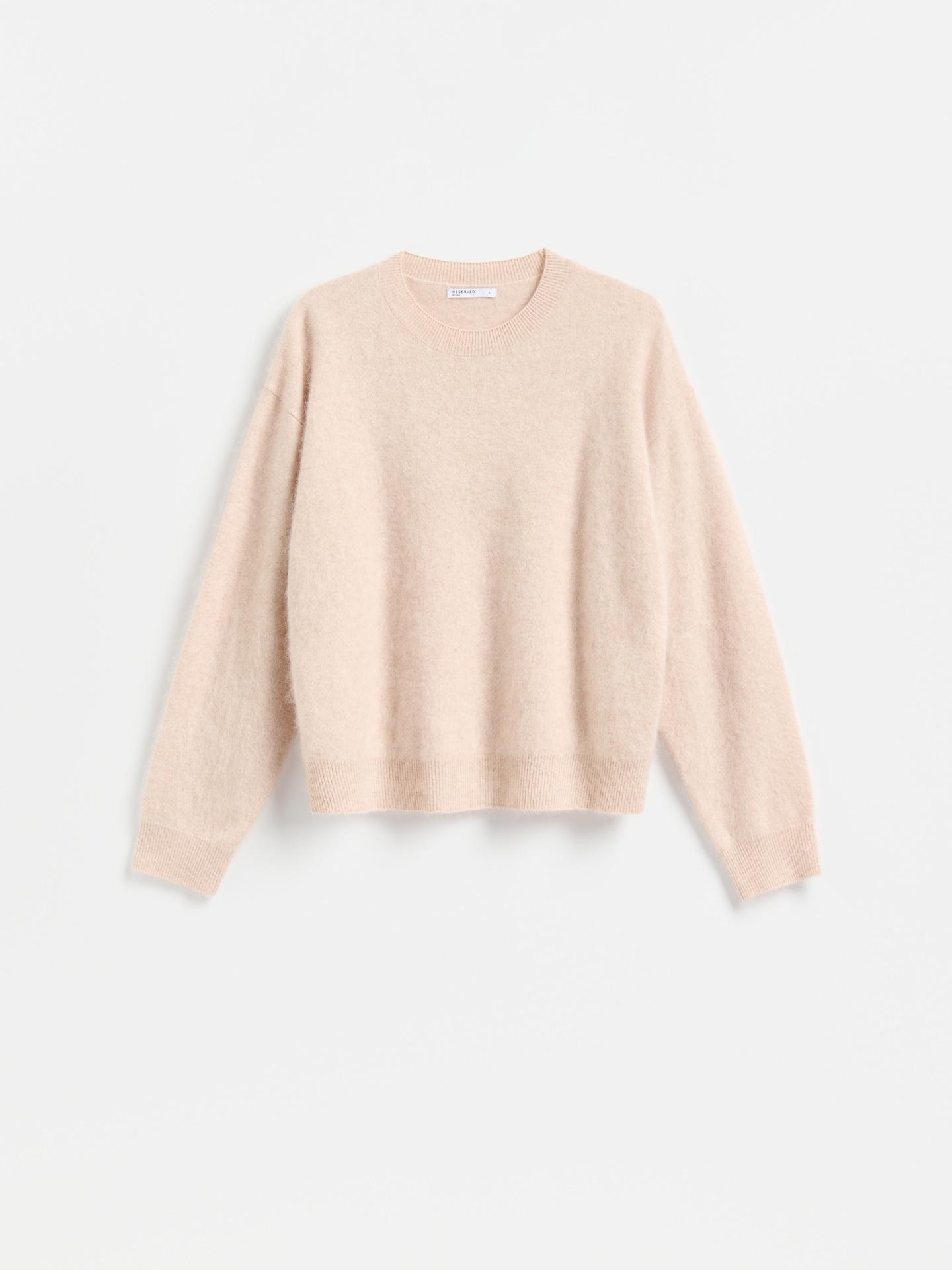 Beige Wool Jumper, Beige, large image number 3