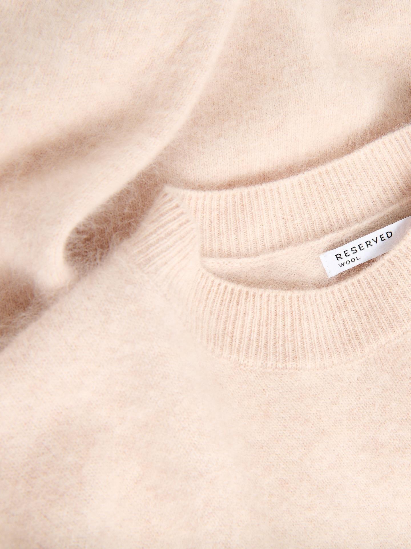 Beige Wool Jumper, Beige, large image number 4