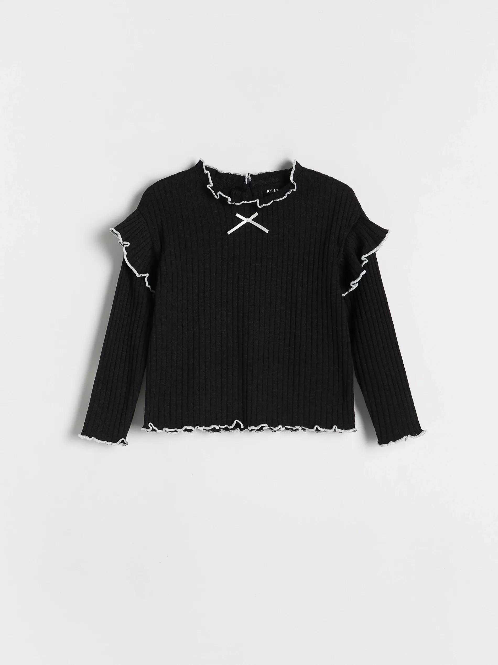 Black Blouse, Kids Girl, , large image number 1