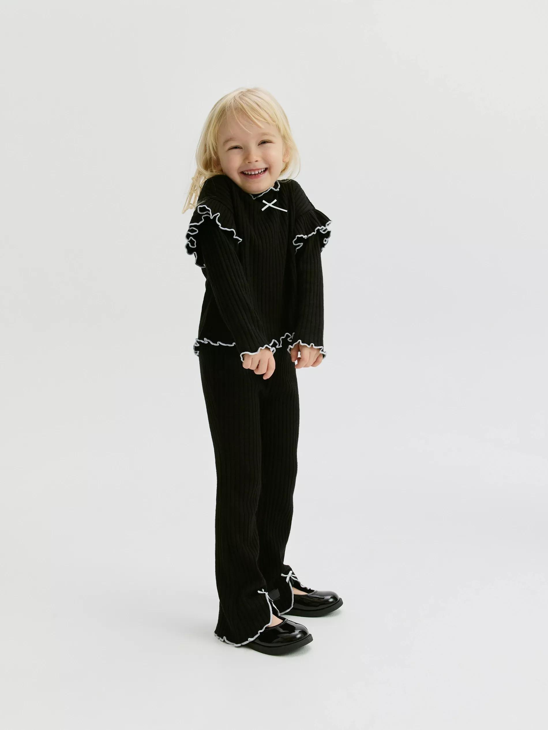 Black Blouse, Kids Girl, , large image number 3