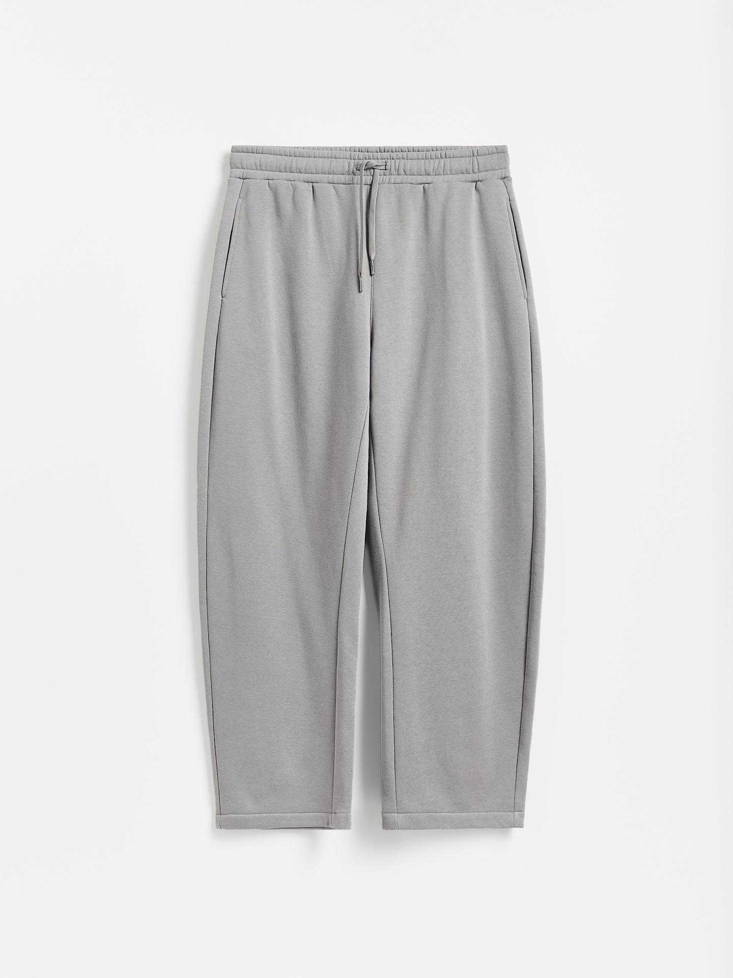 Grey Barrel Trousers With Tie Belt, Light grey, medium