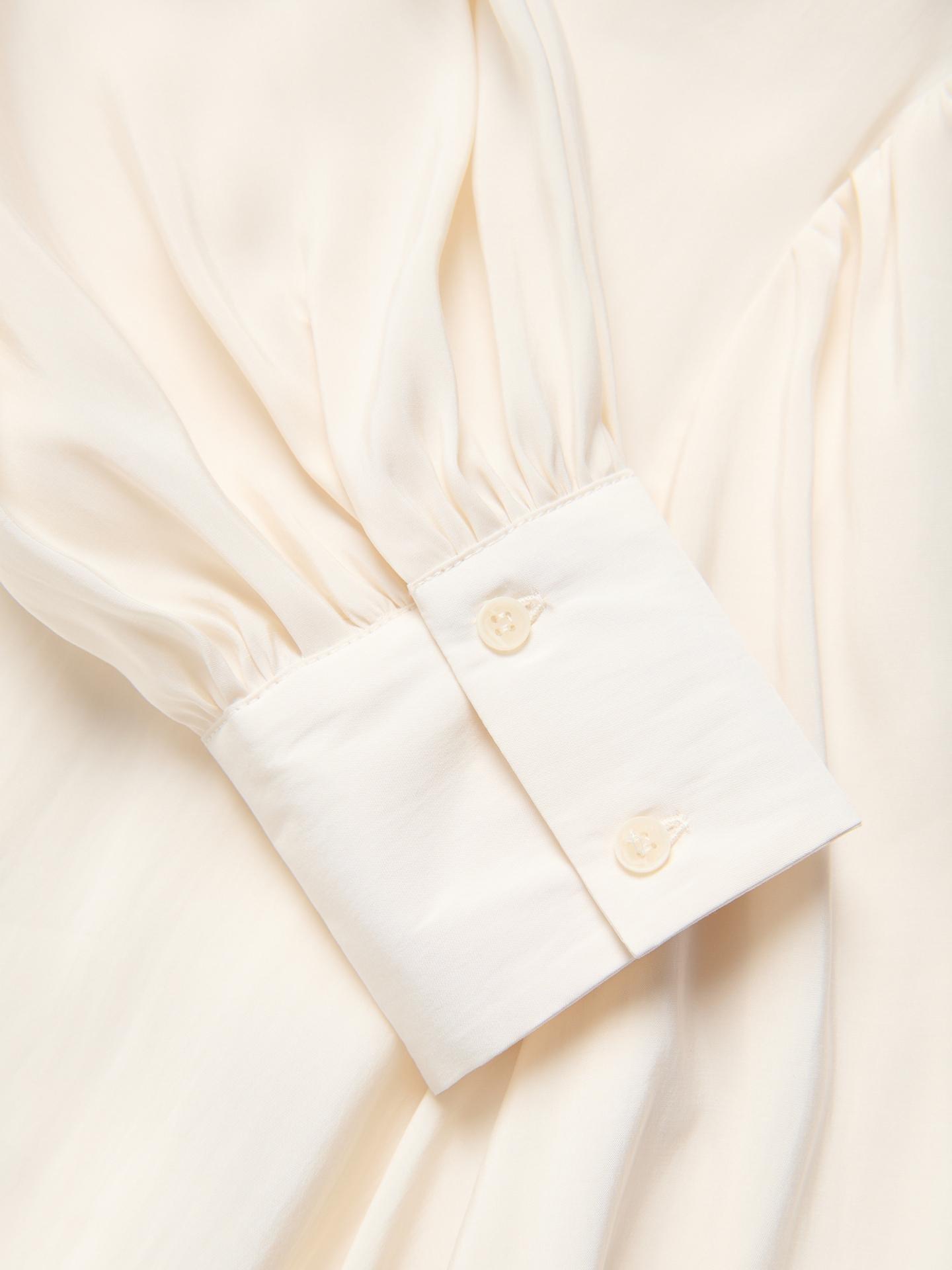 Cream Blouse With Modal, Ivory, medium