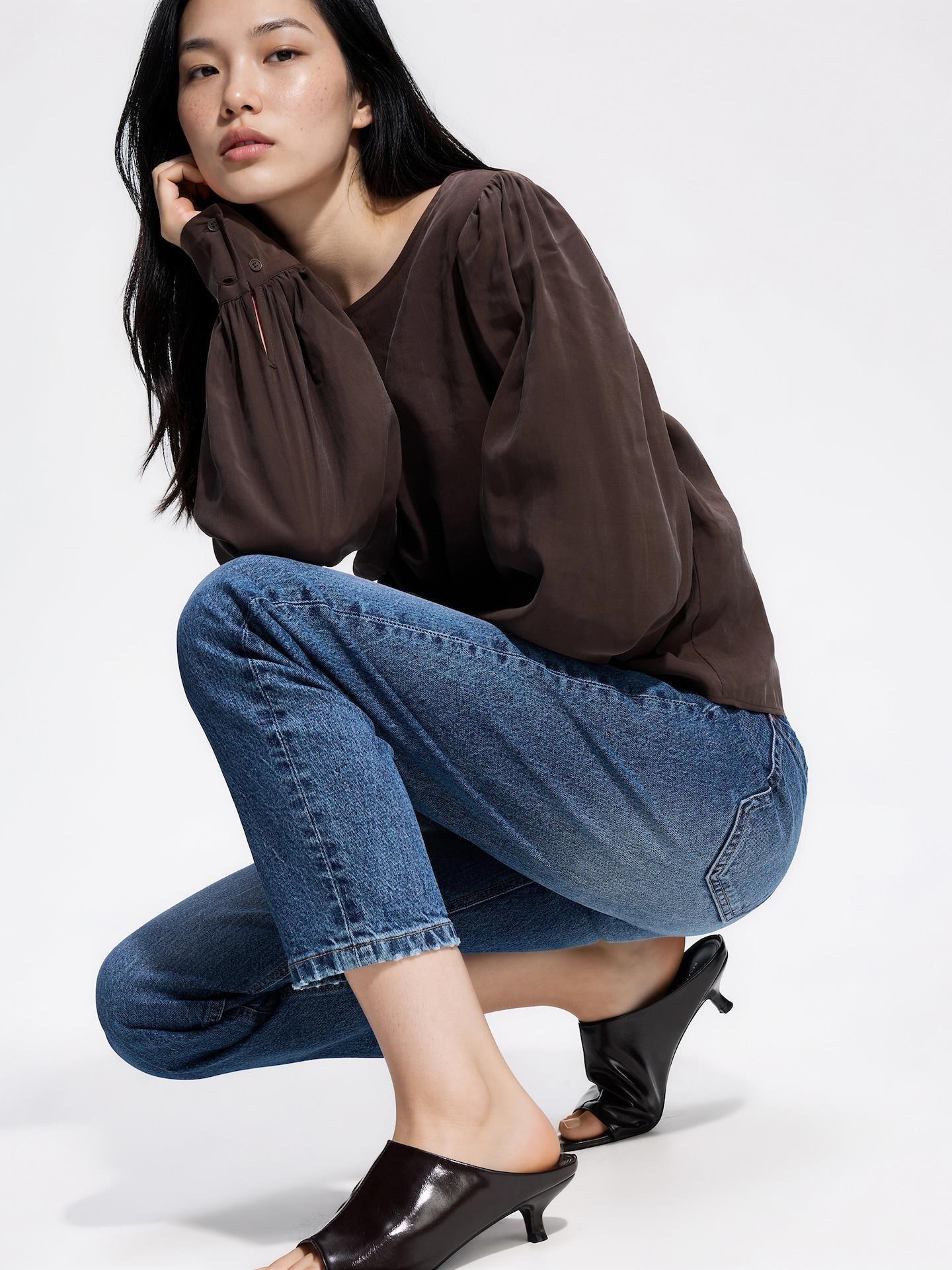 Brown Blouse With Modal, Brown, medium