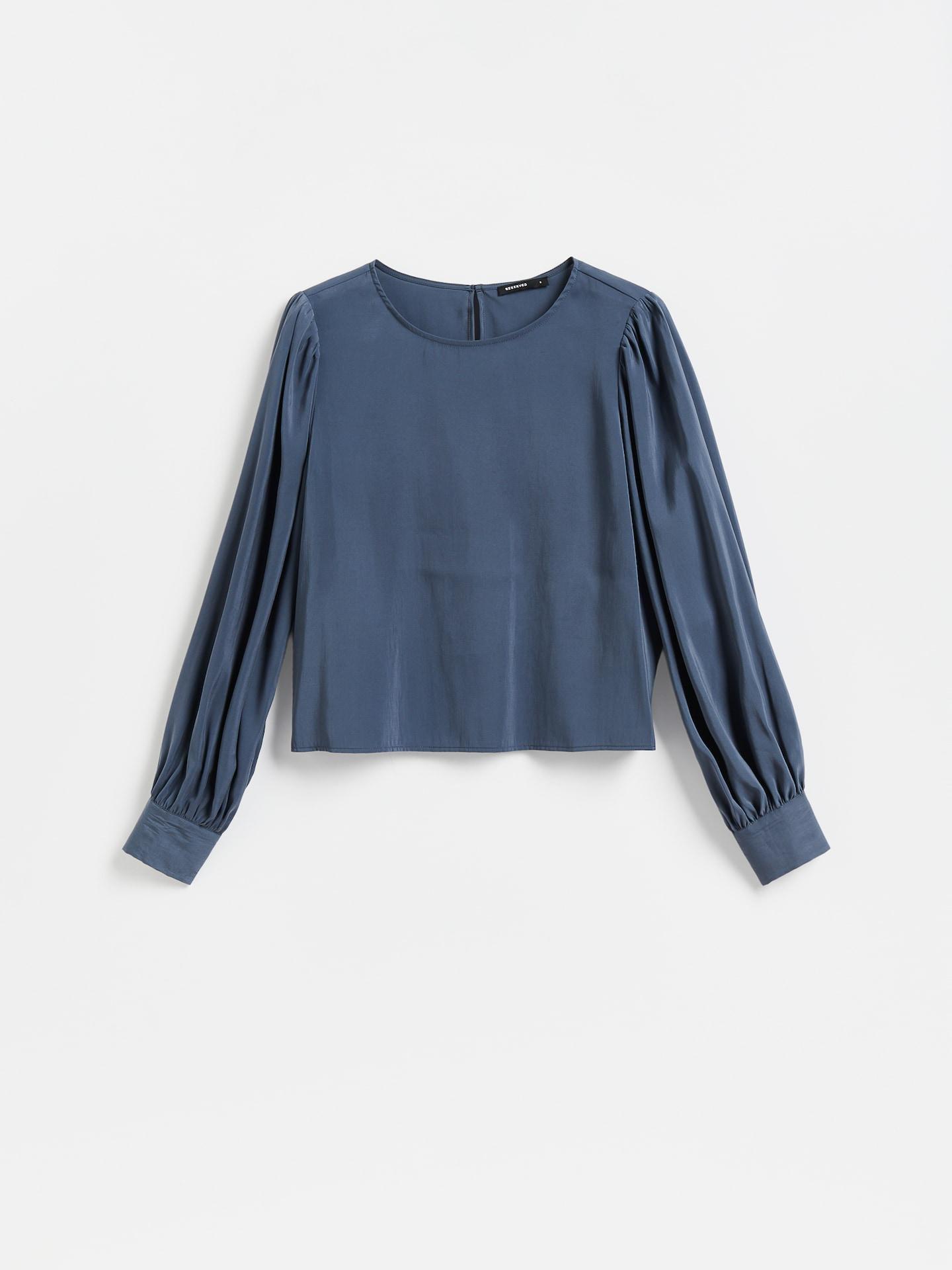 Blue Blouse With Modal, Blue, large image number 4