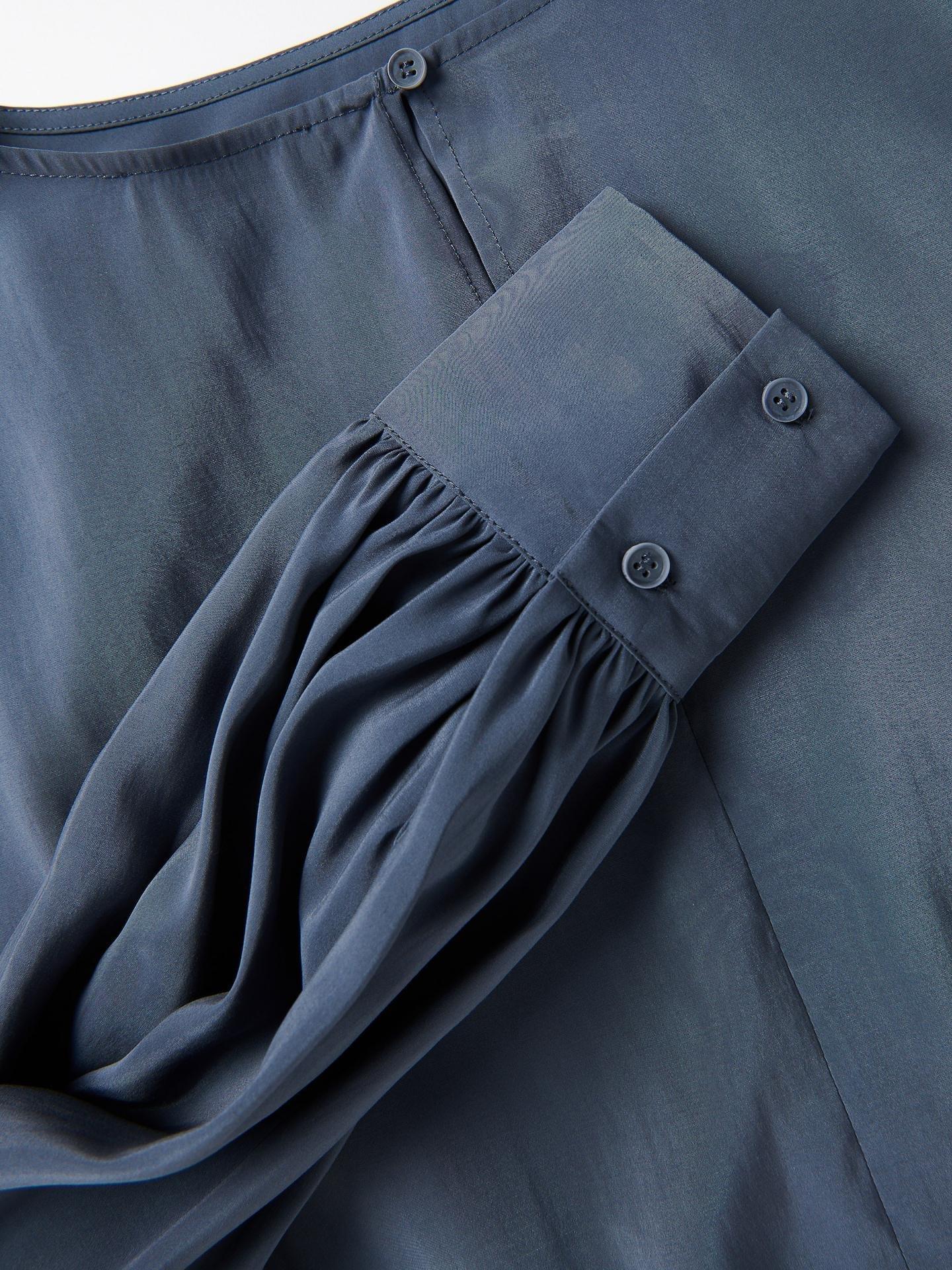 Blue Blouse With Modal, Blue, large image number 5