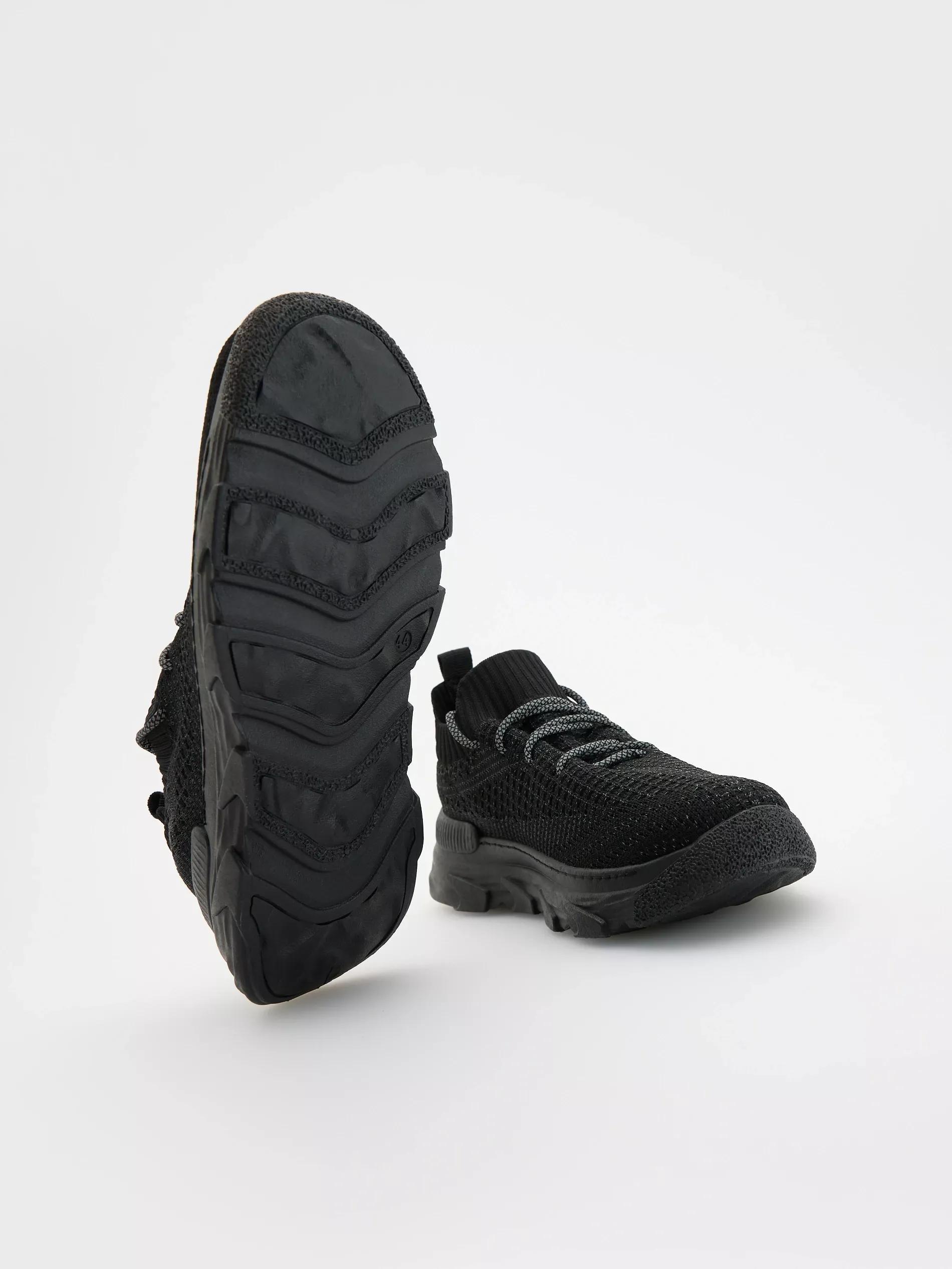Black Sports Sneakers, Black, large image number 3