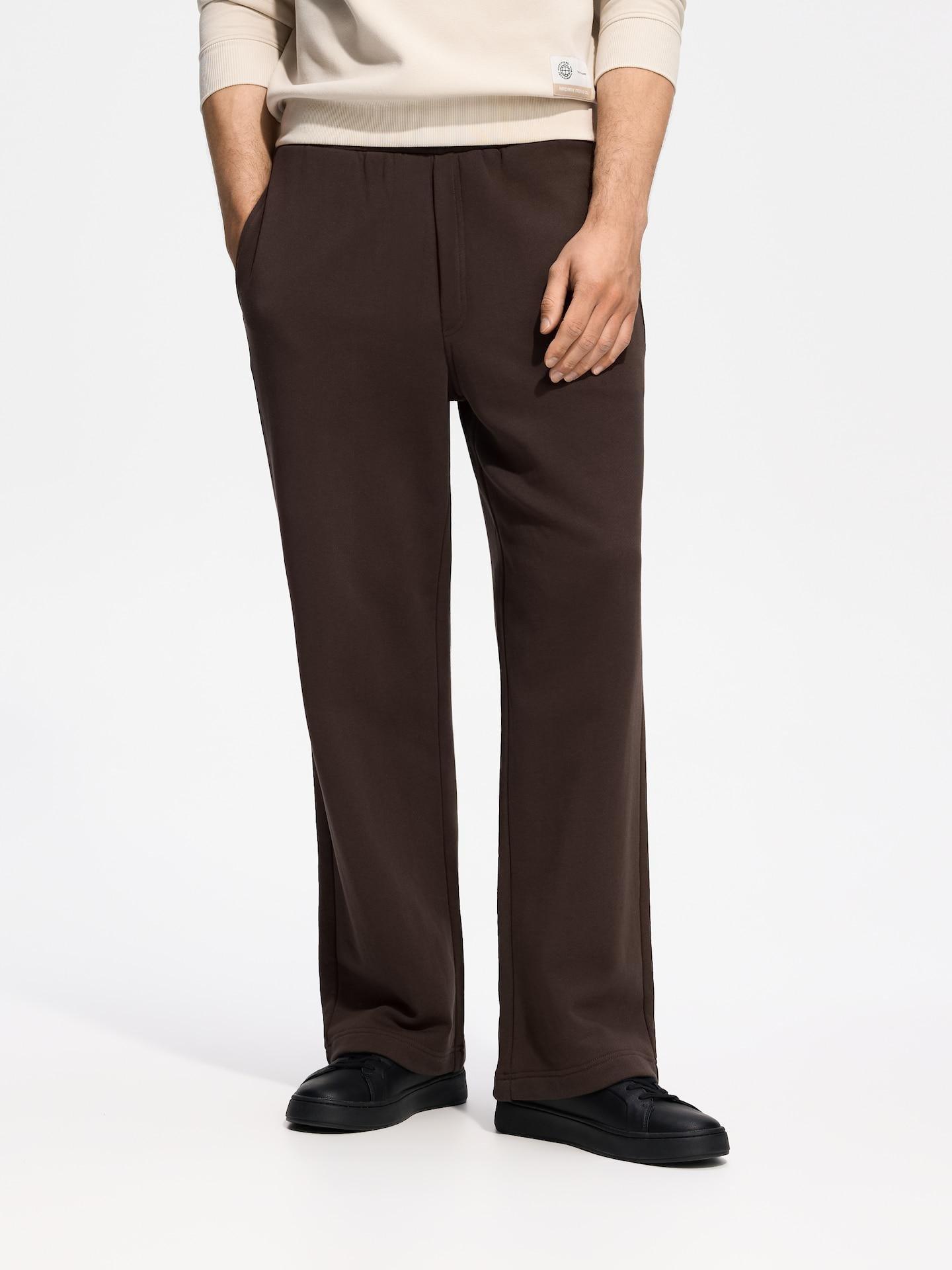 Brown Baggy Trousers, Brown, large image number 0
