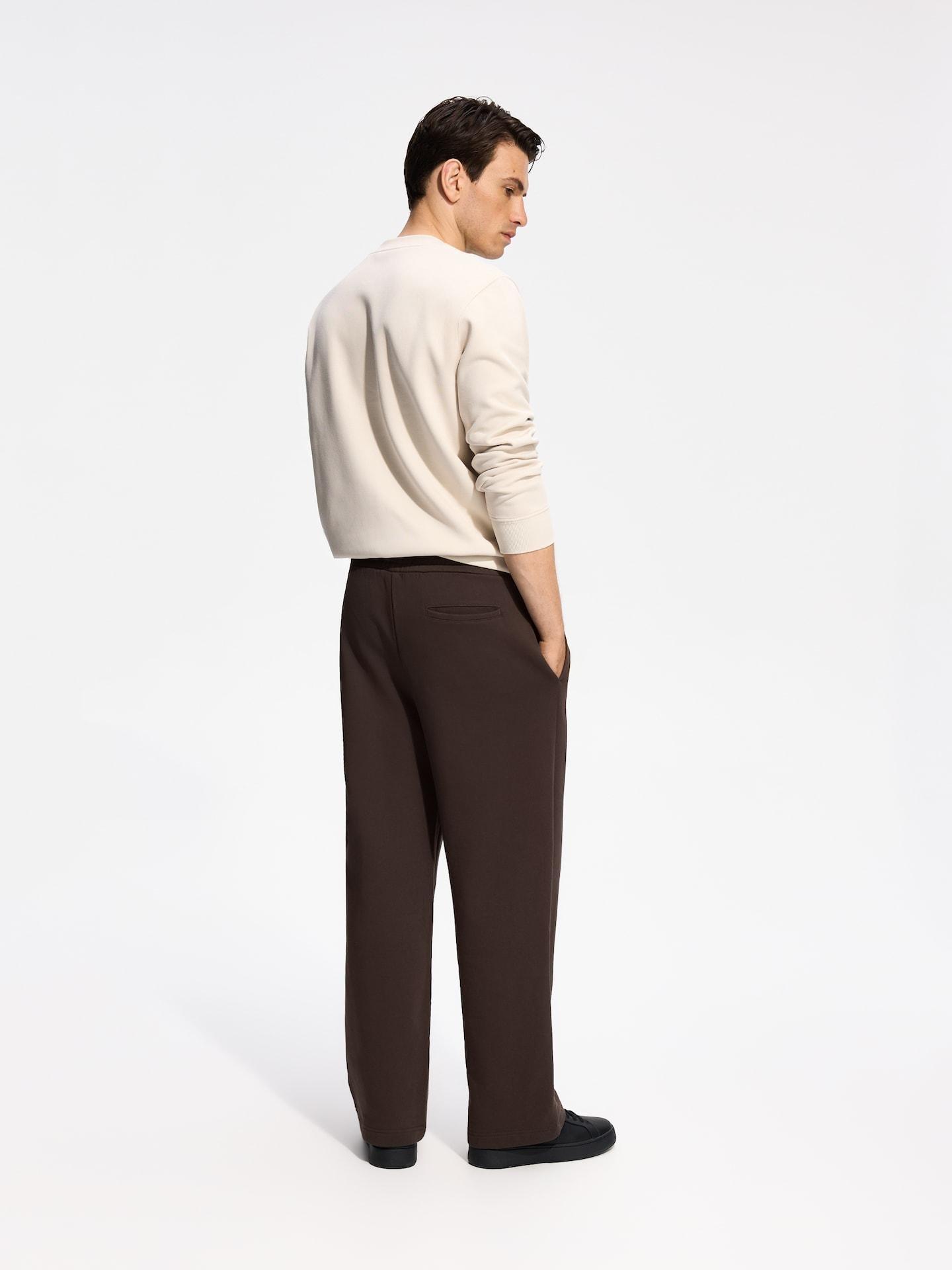 Brown Baggy Trousers, Brown, large image number 3
