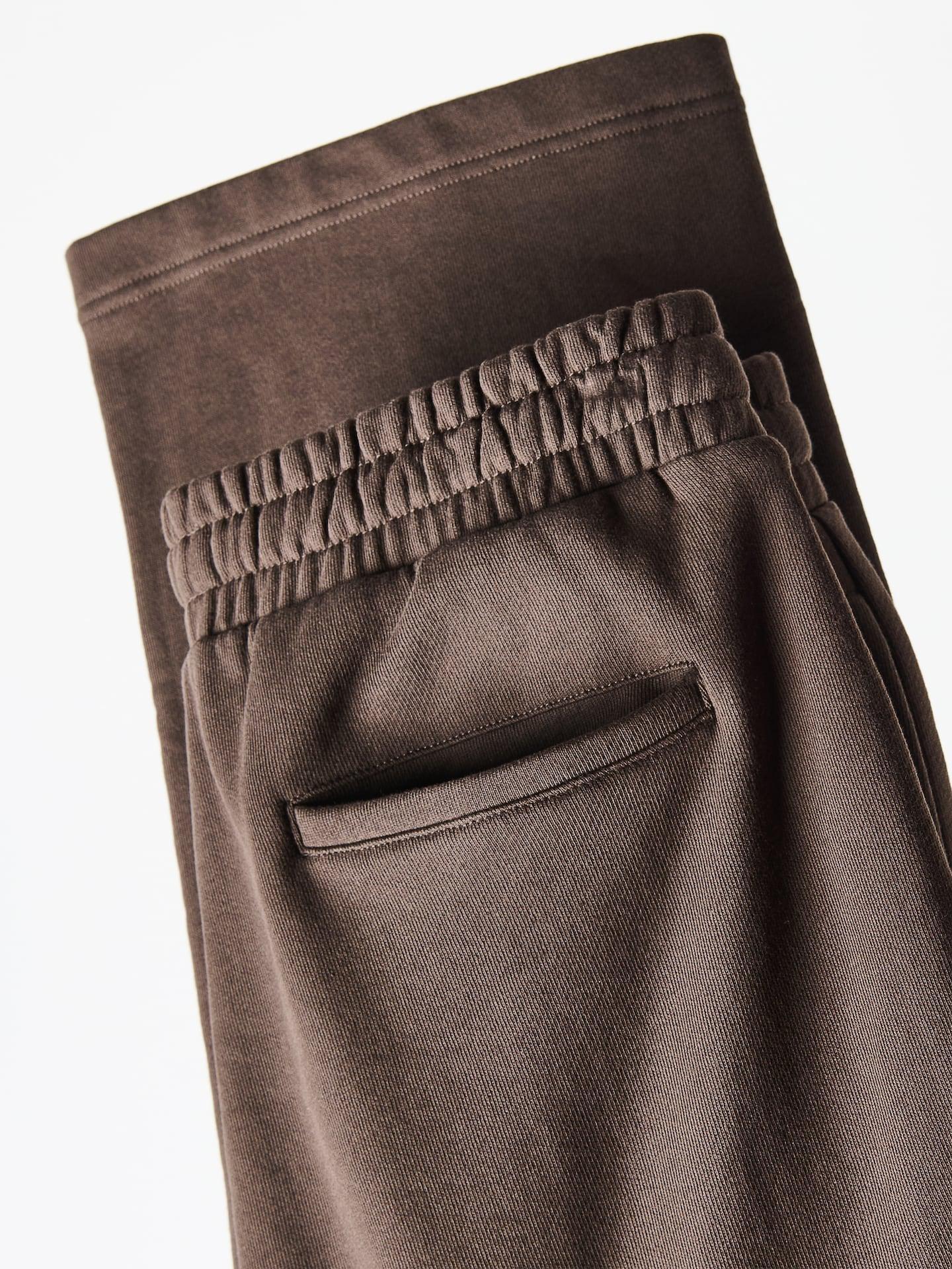 Brown Baggy Trousers, Brown, large image number 5