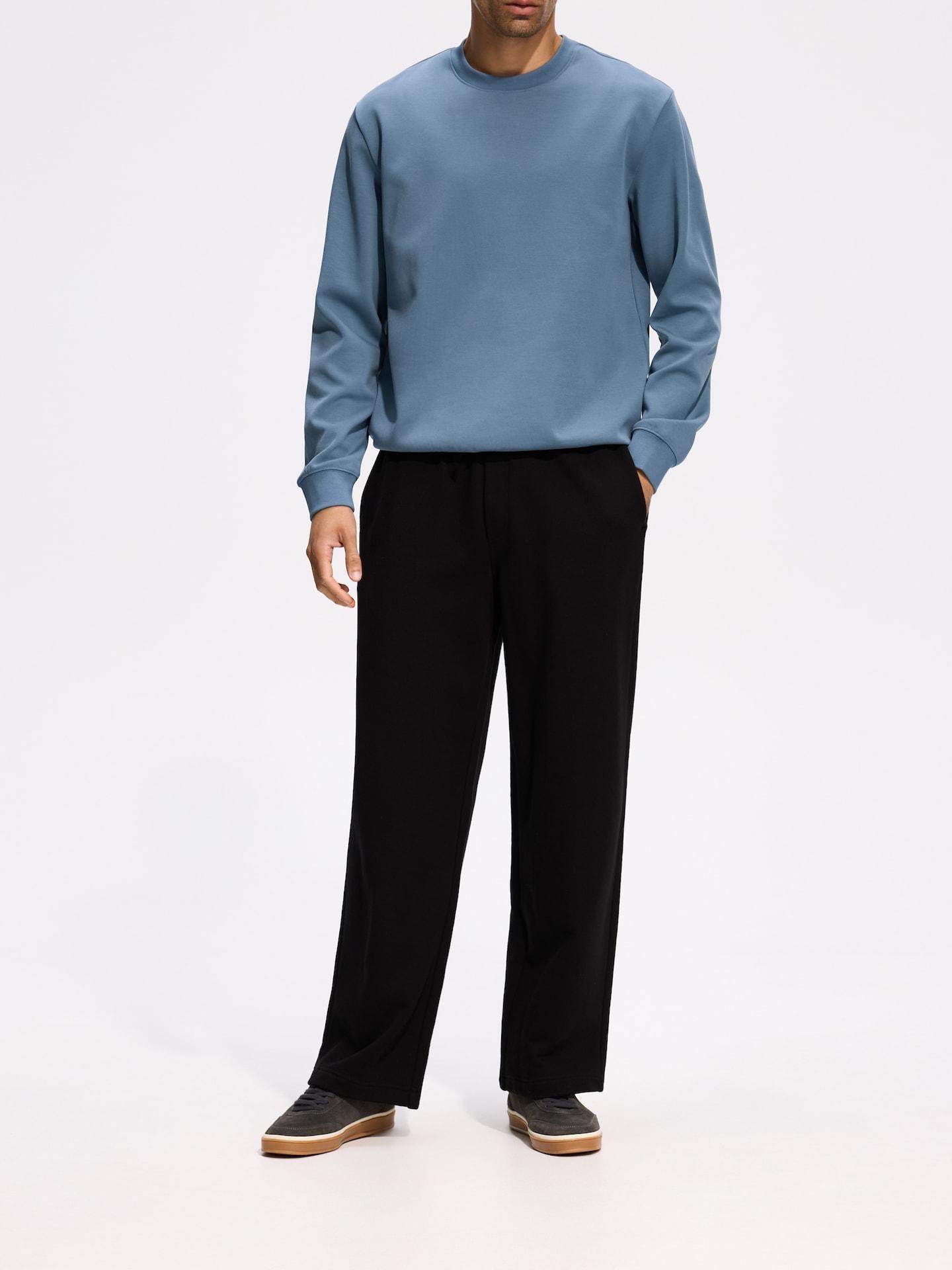 Black Baggy Trousers, Black, medium