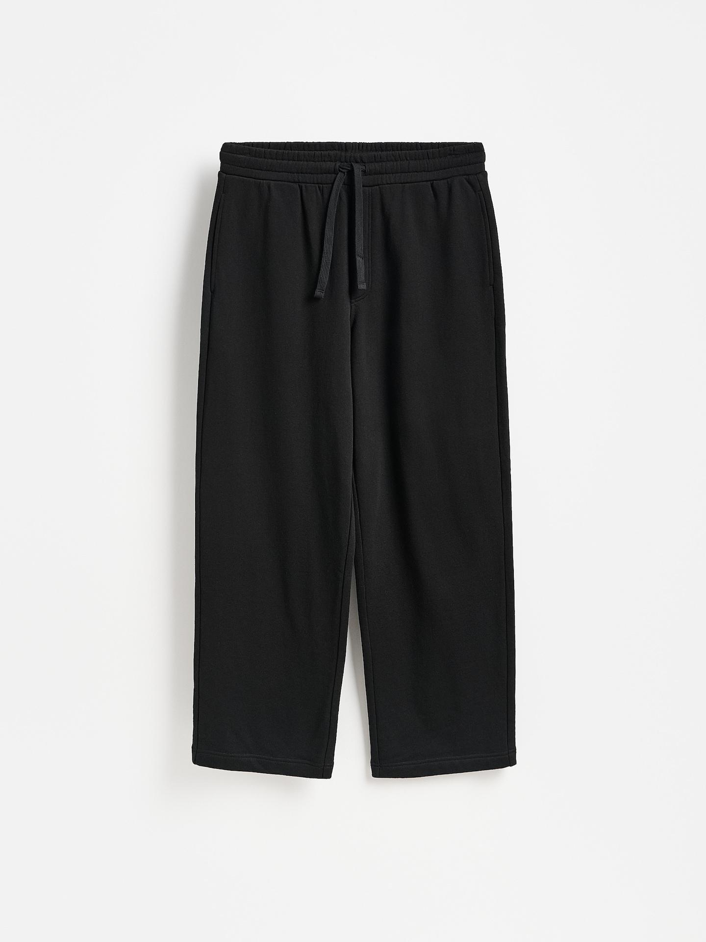 Black Baggy Trousers, Black, medium