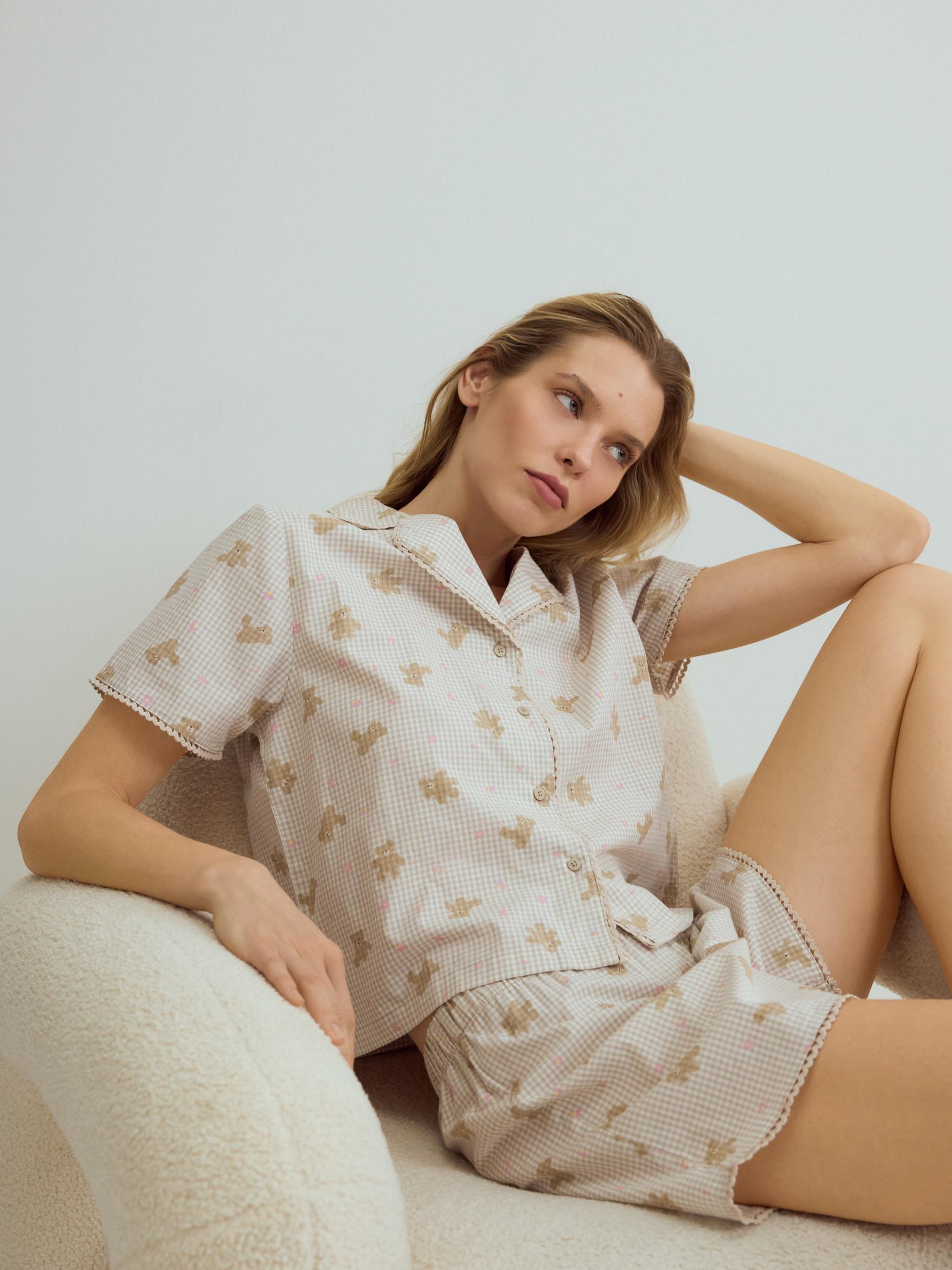Beige Pyjama, Beige, medium