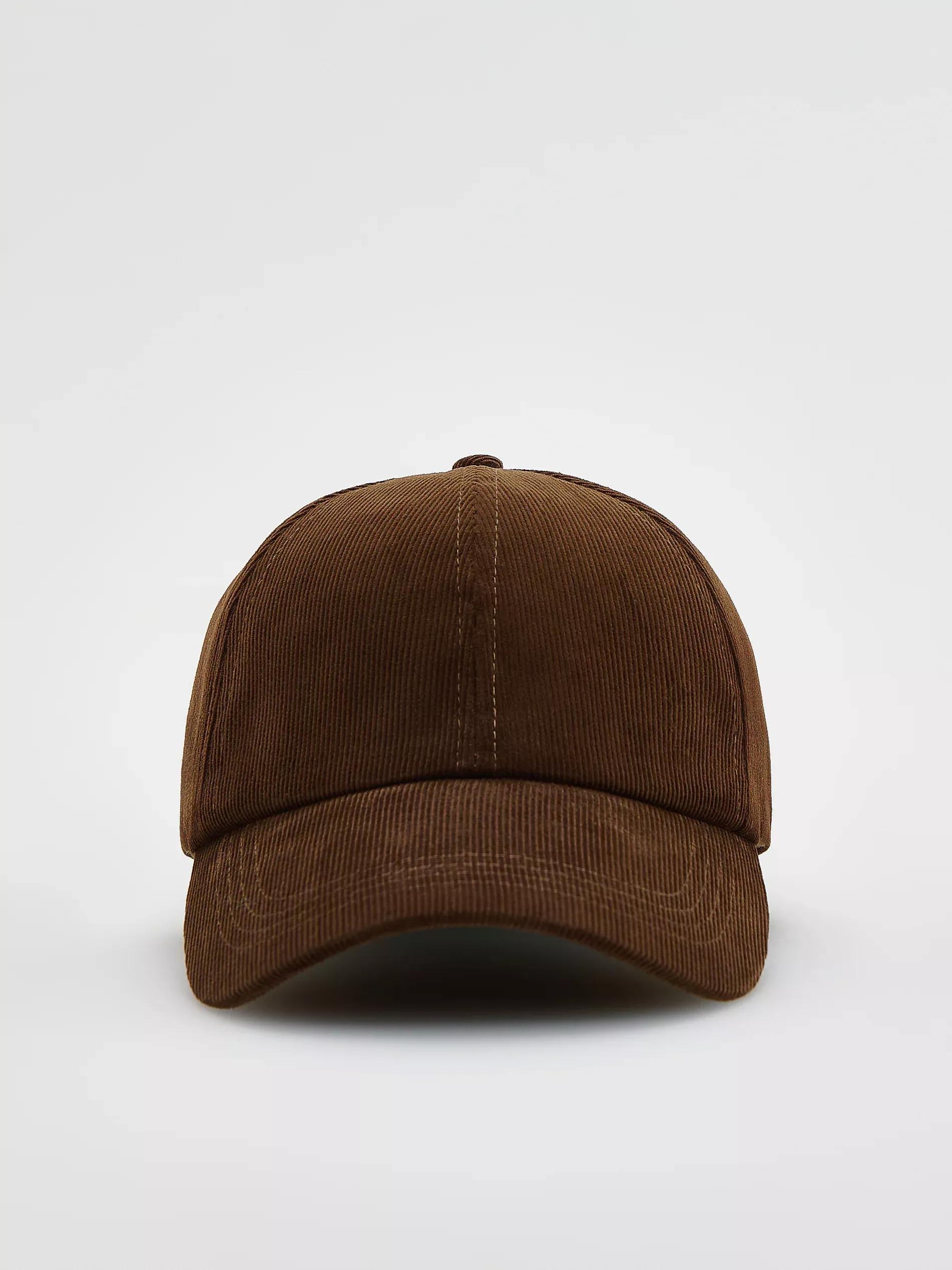 DARK BROWN Cap, Brown, large image number 0