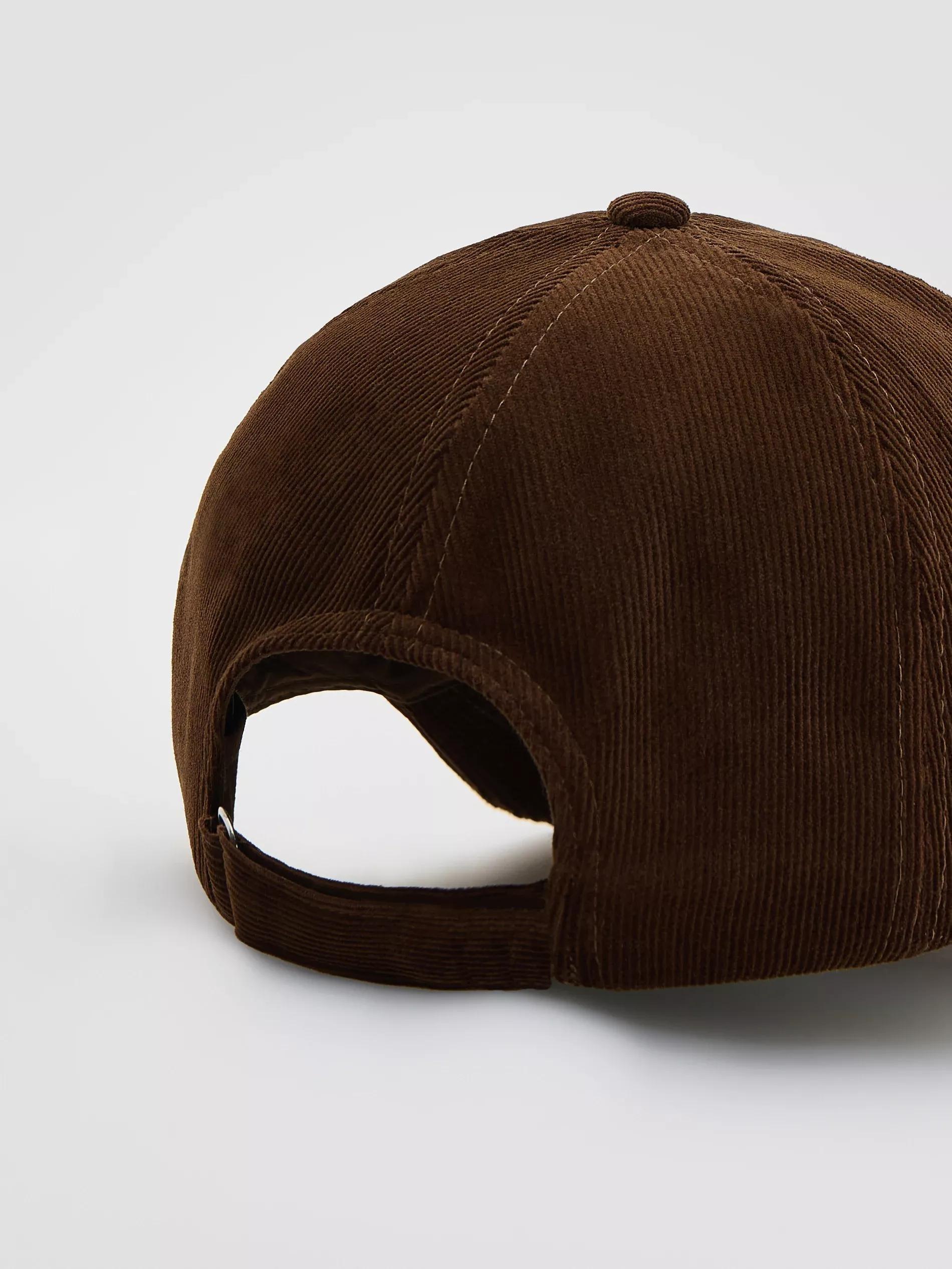 DARK BROWN Cap, Brown, large image number 2