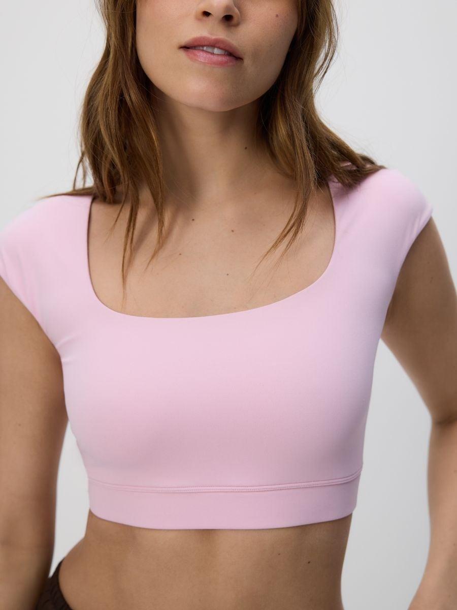 توب قصير وردي, Pink, large image number 2