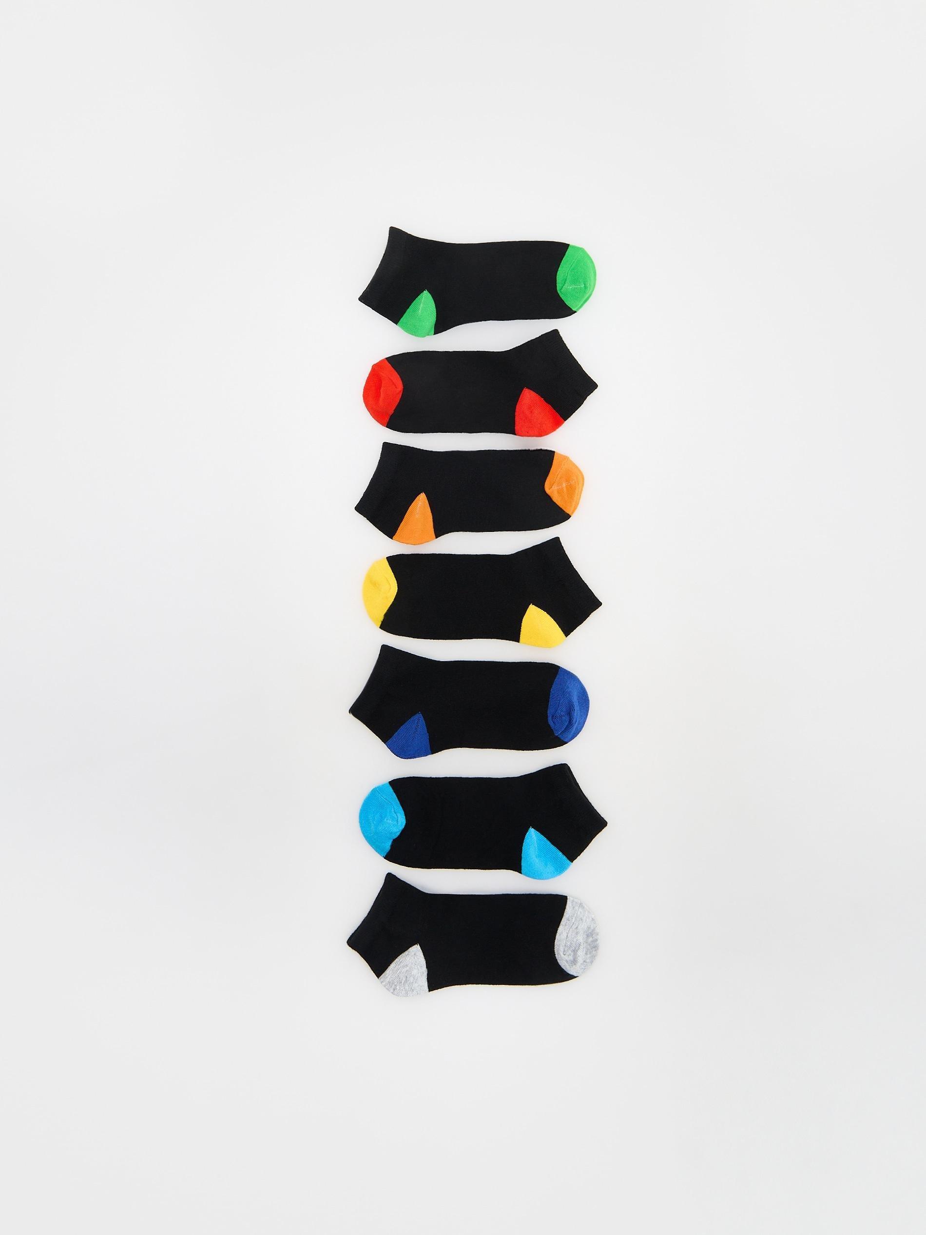 Black Socks Multi, Kids Boy, , large image number 0