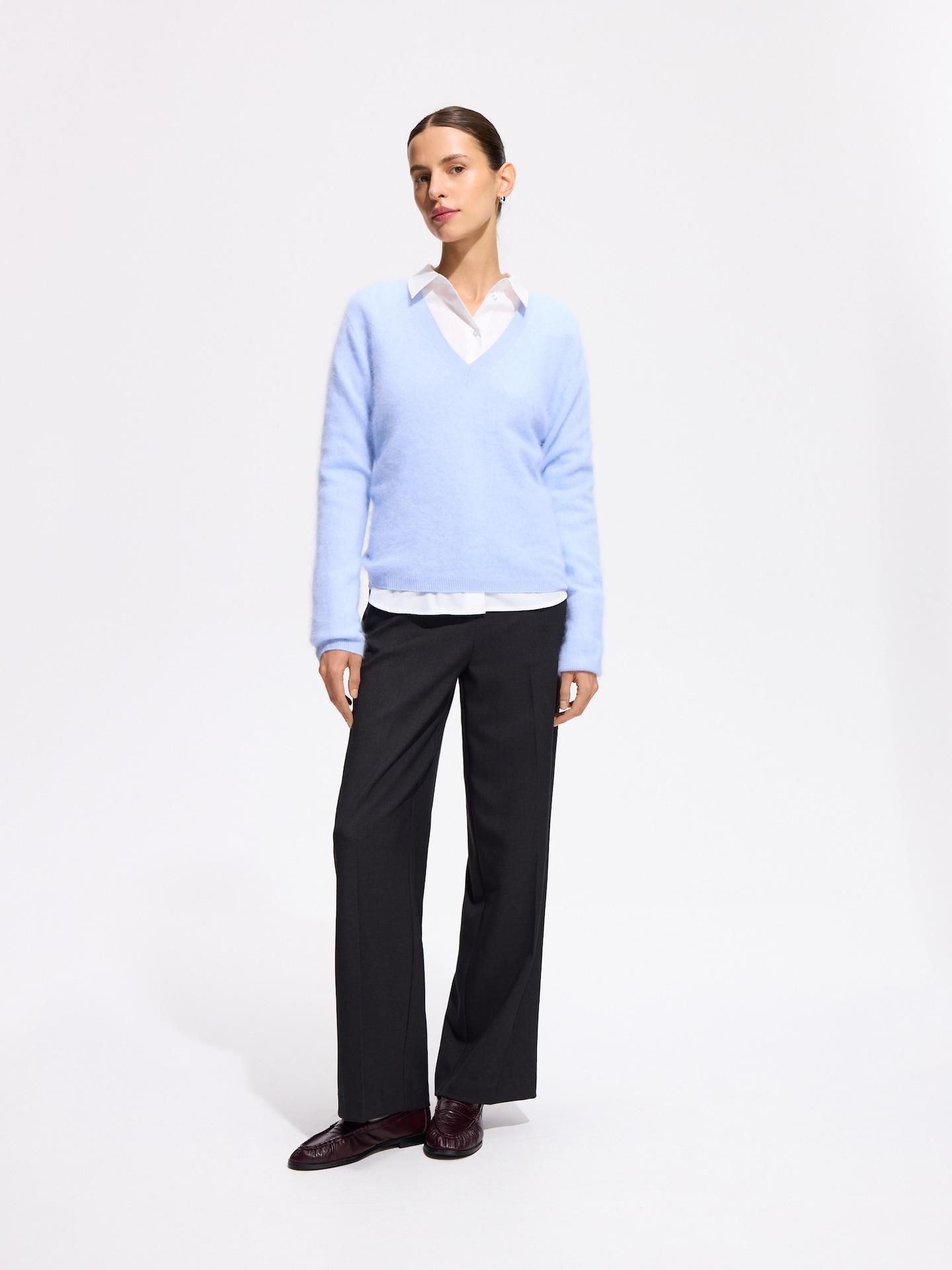 Blue Wool Jumper, Blue, medium