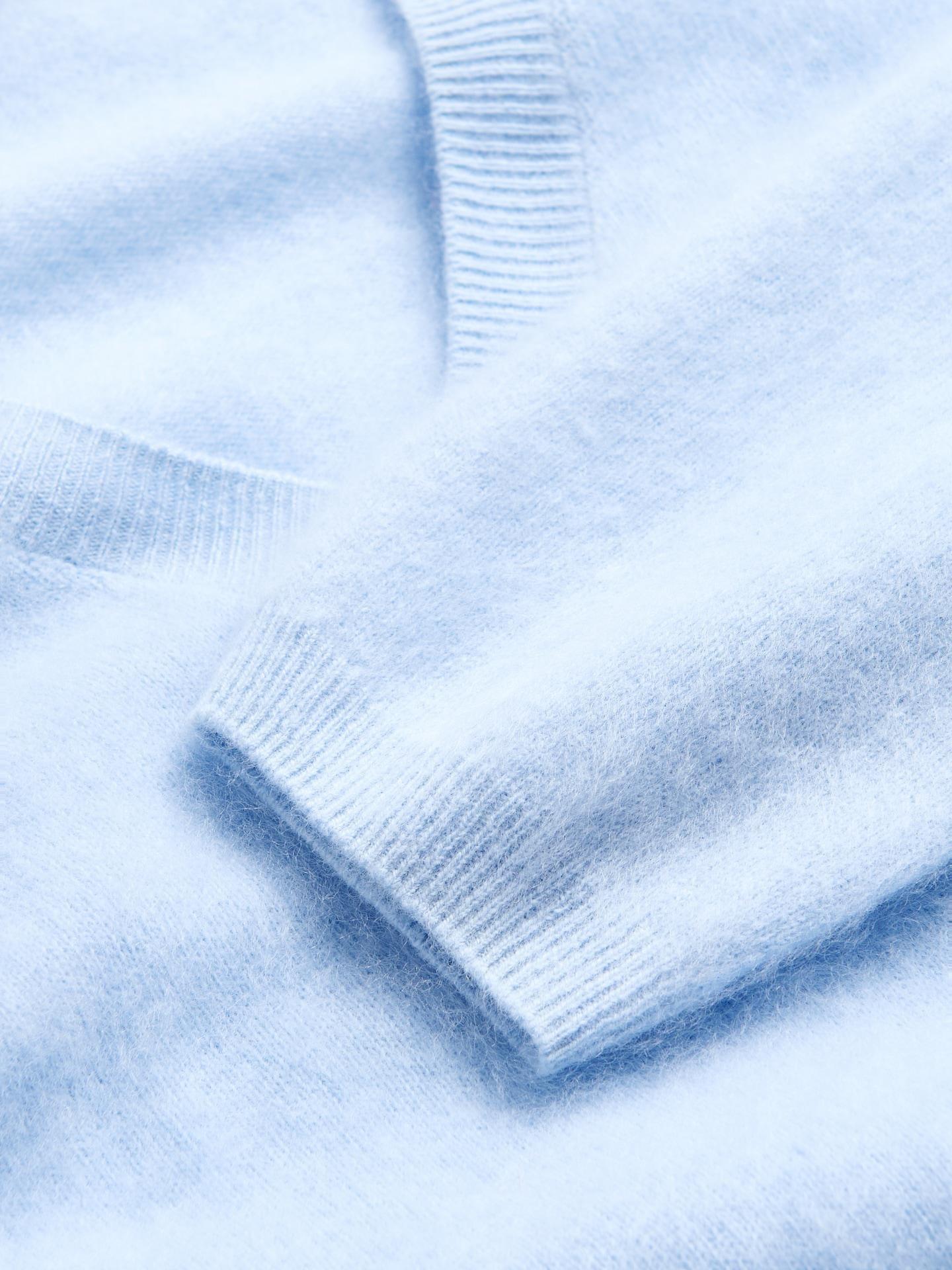 Blue Wool Jumper, Blue, large image number 4
